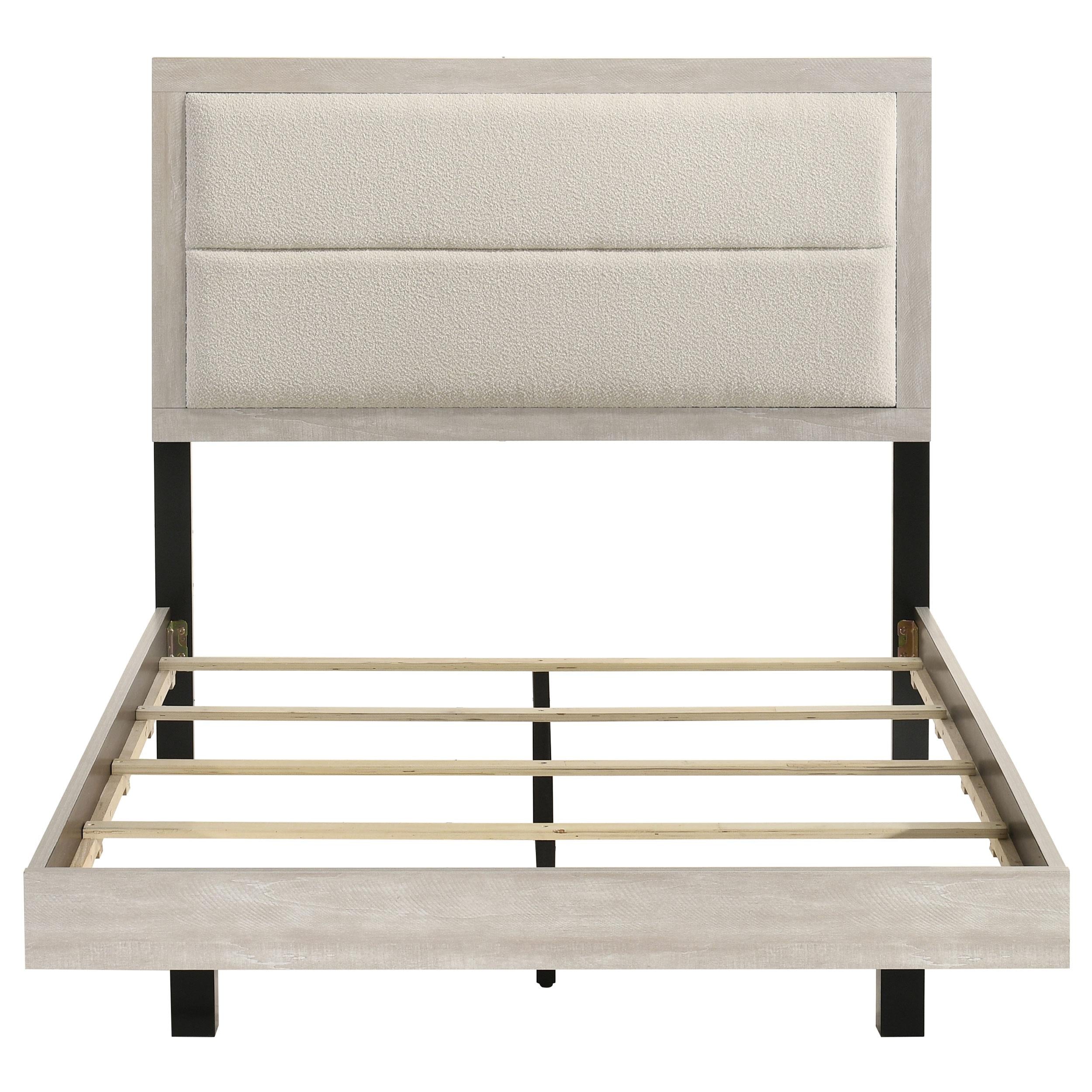  Coaster Furniture Trenton 225061F 54-inch Wood Full Panel Bed - Rustic Cream IMAGE 8
