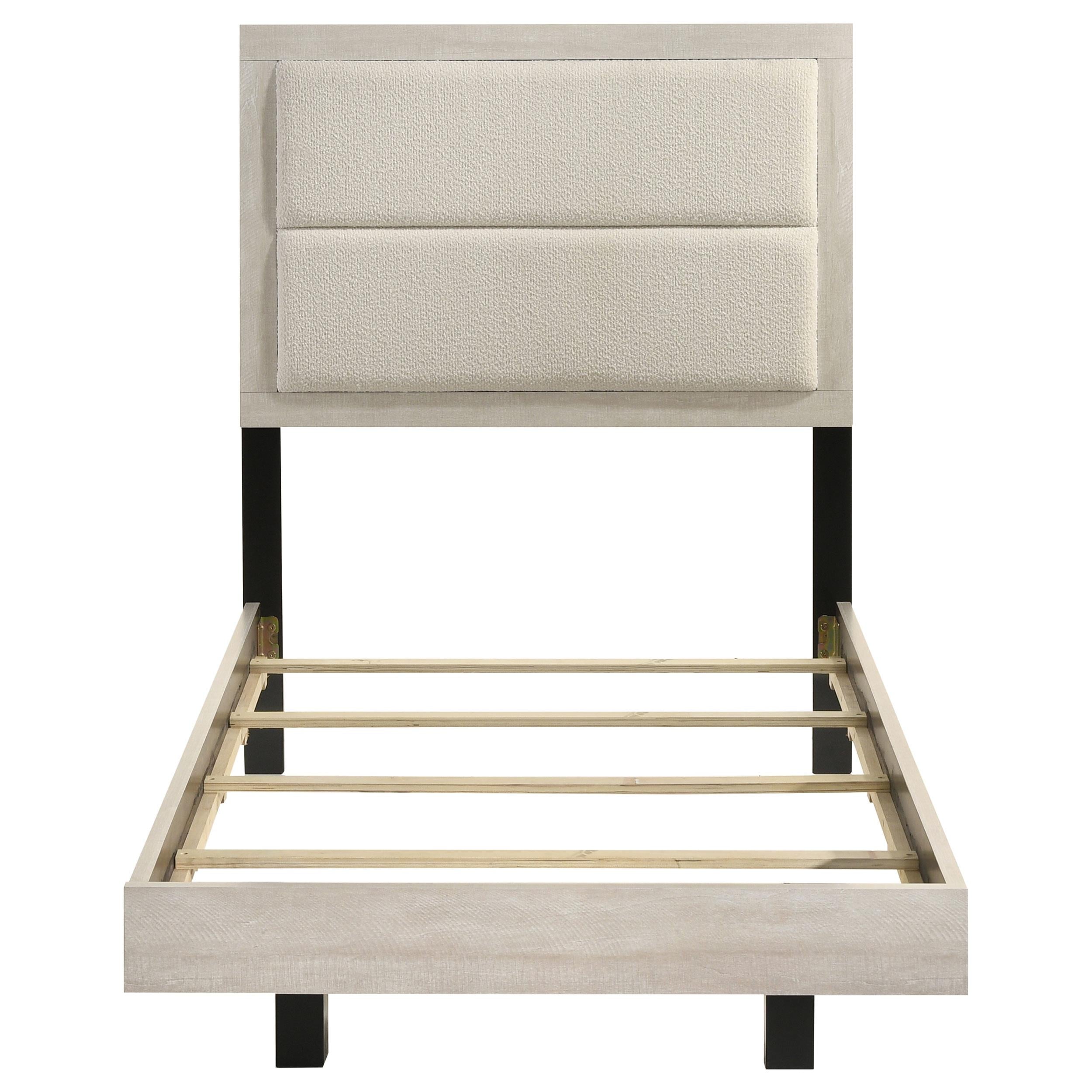  Coaster Furniture Trenton 225061T 54-inch Wood Twin Panel Bed - Rustic Cream IMAGE 7