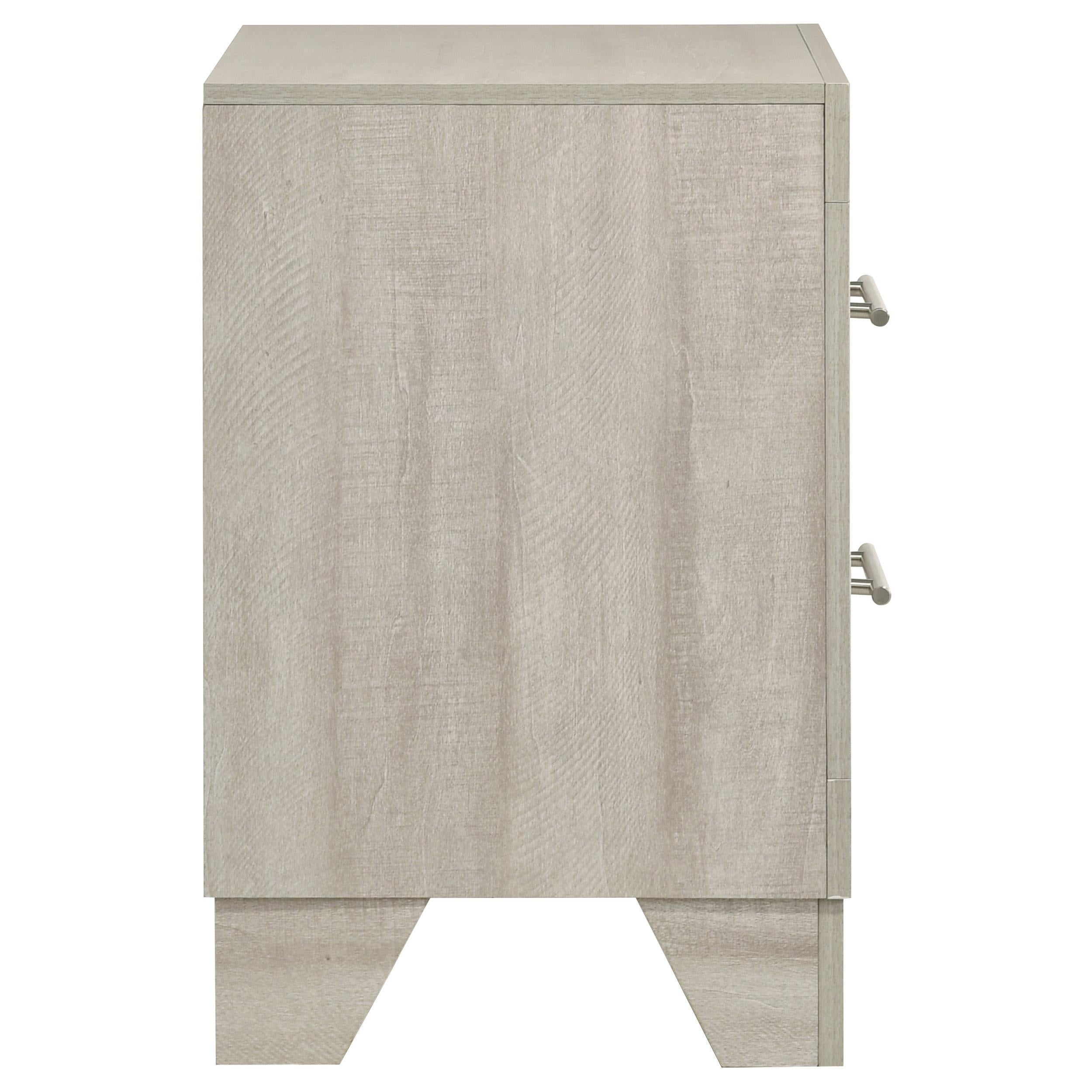  Coaster Furniture Trenton 225062 2-drawer Nightstand Bedside Table - Rustic Cream IMAGE 2