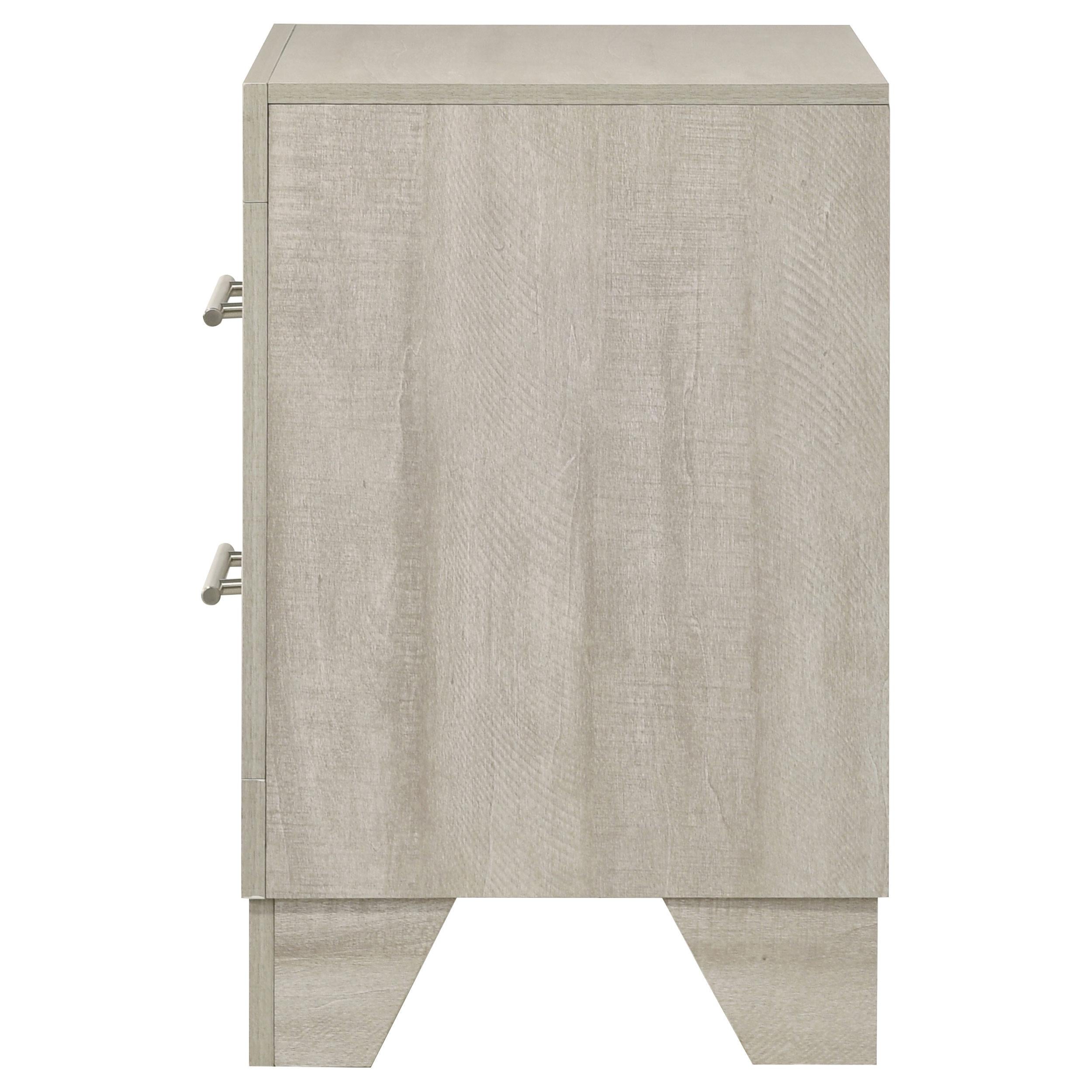  Coaster Furniture Trenton 225062 2-drawer Nightstand Bedside Table - Rustic Cream IMAGE 3