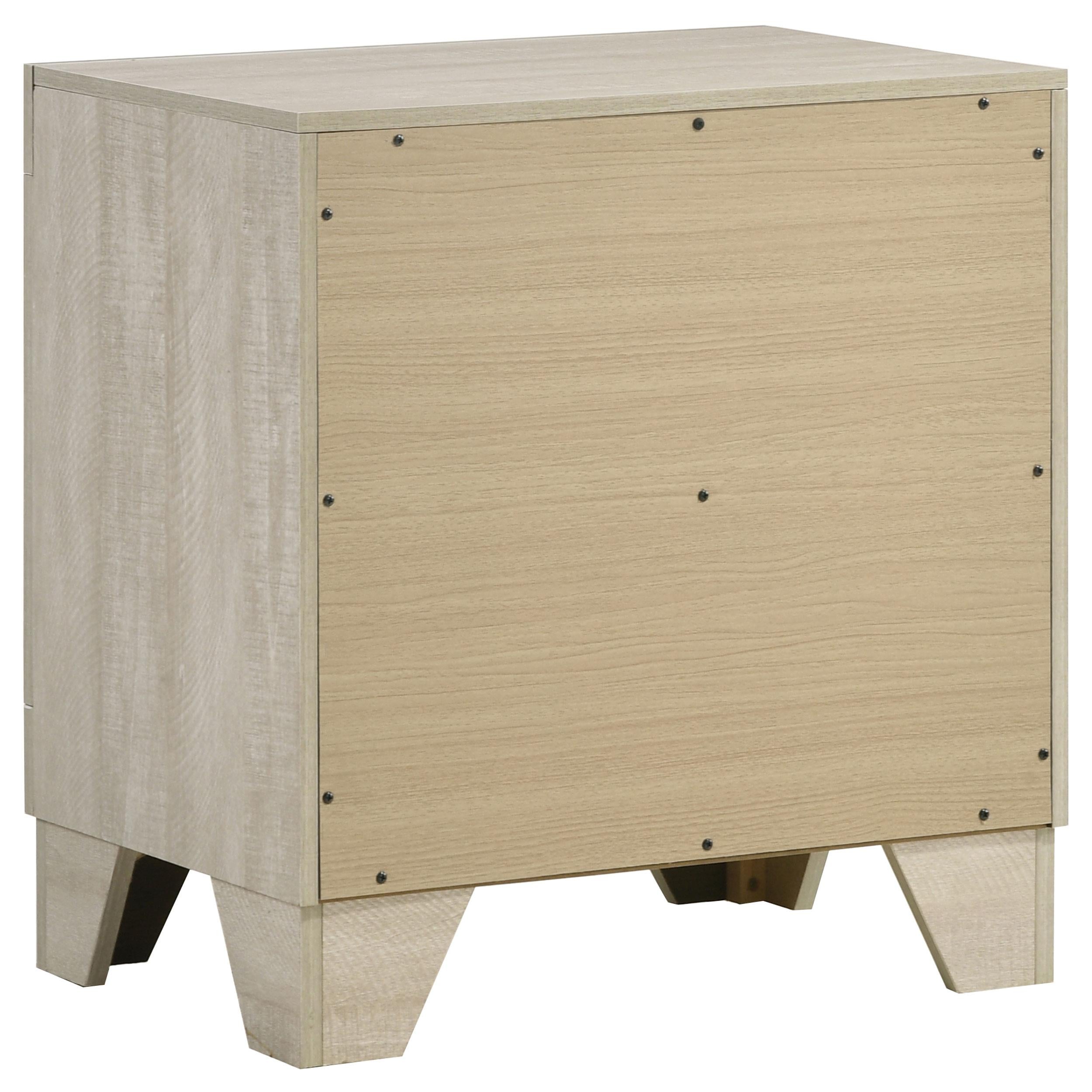  Coaster Furniture Trenton 225062 2-drawer Nightstand Bedside Table - Rustic Cream IMAGE 6