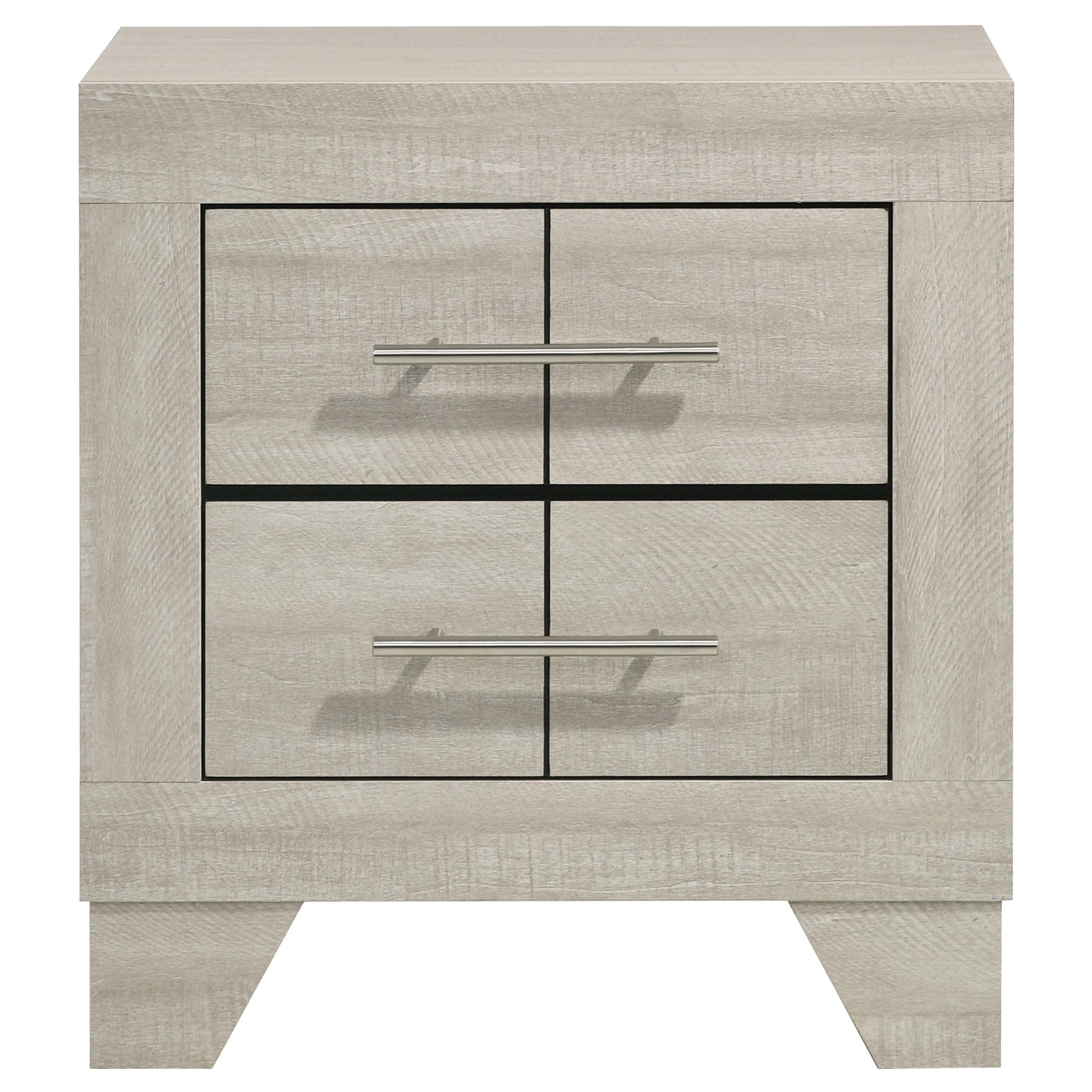  Coaster Furniture Trenton 225062 2-drawer Nightstand Bedside Table - Rustic Cream IMAGE 7