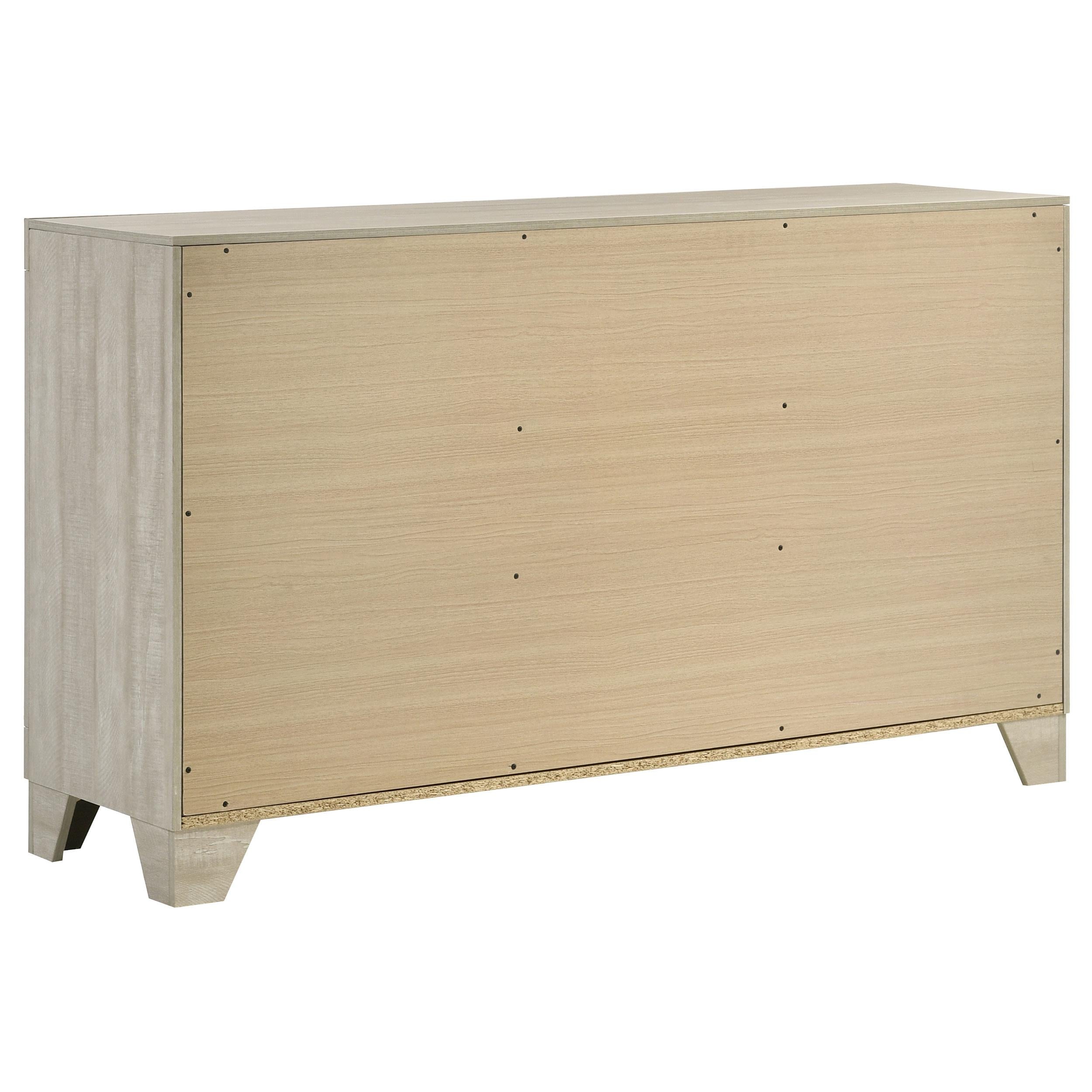  Coaster Furniture Trenton 225063 6-drawer Bedroom Dresser - Rustic Cream IMAGE 5