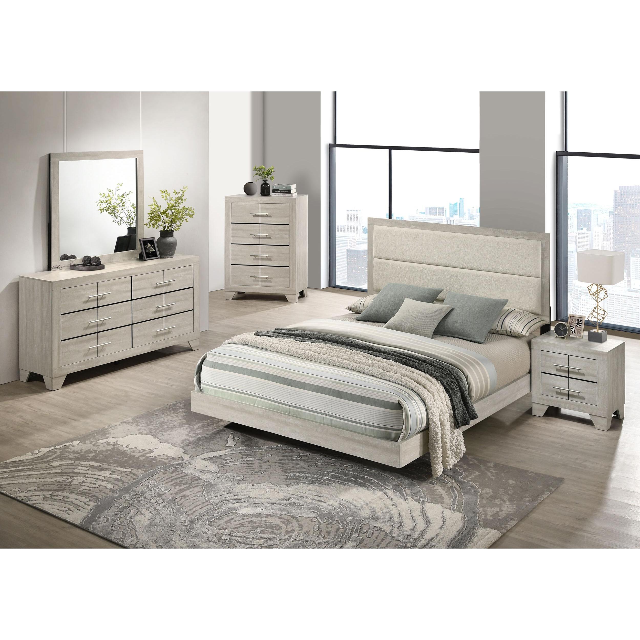  Coaster Furniture Trenton 225063M 6-drawer Bedroom Dresser With Mirror - Rustic Cream IMAGE 14