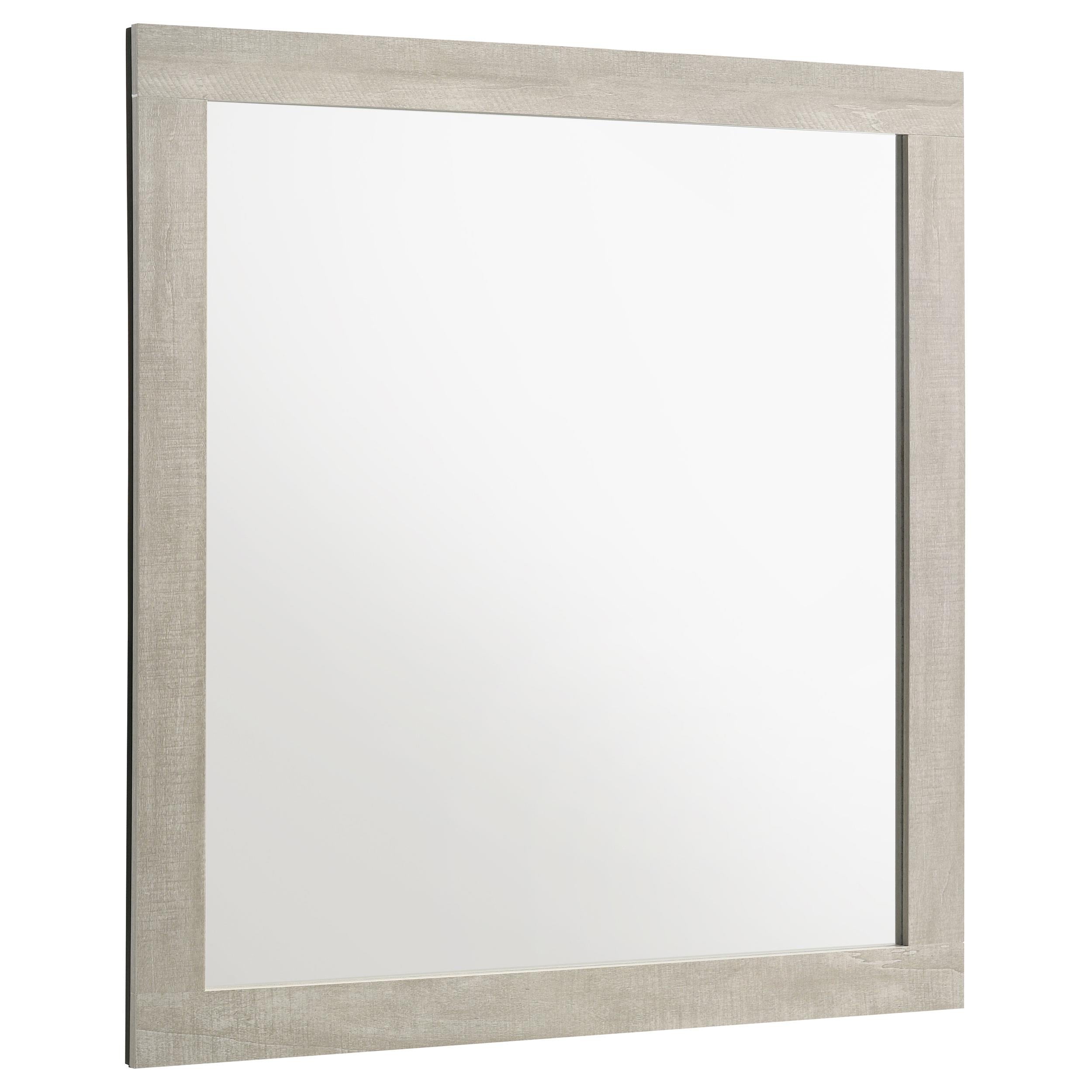  Coaster Furniture Trenton 225064 Dresser Mirror - Rustic Cream IMAGE 1