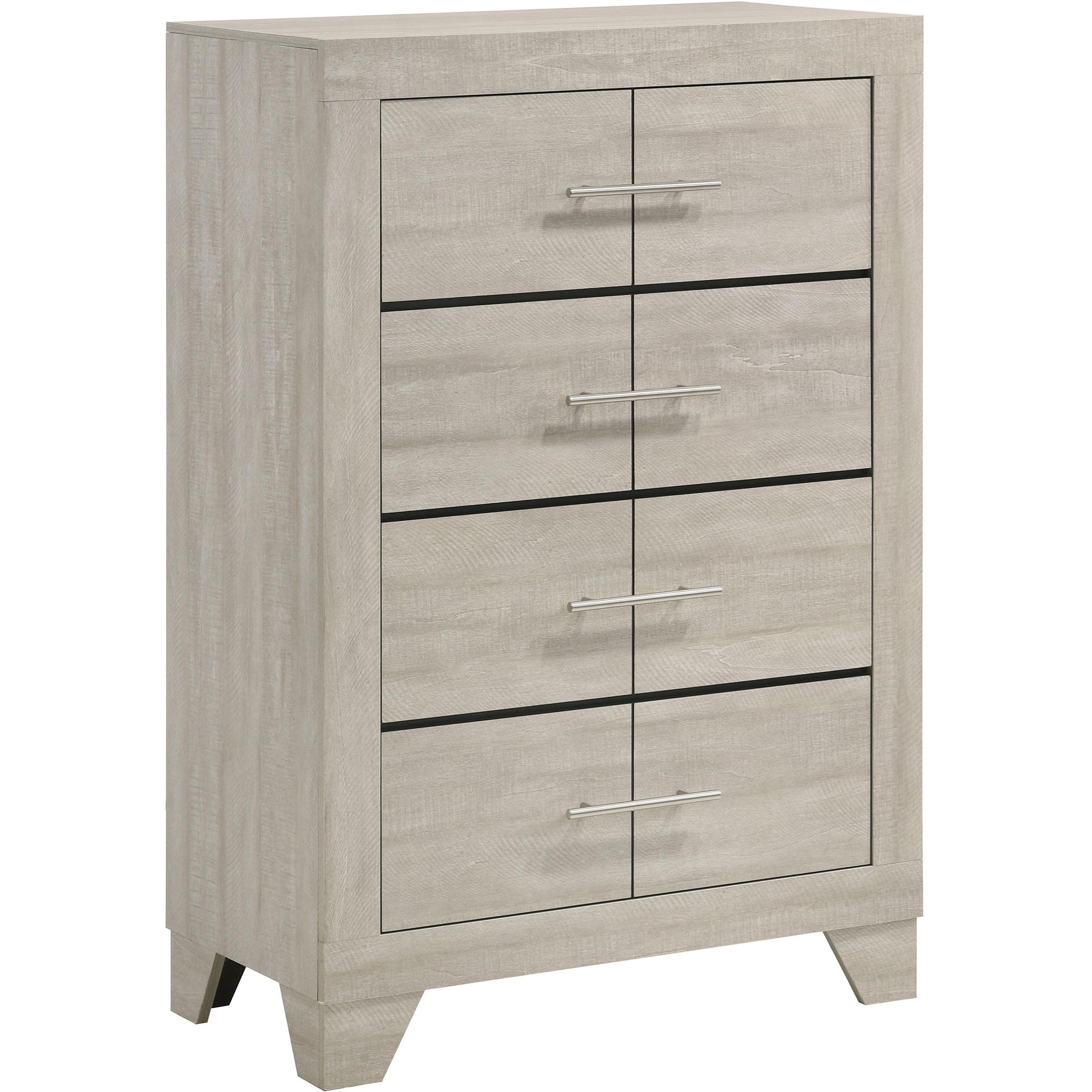  Coaster Furniture Trenton 225065 4-drawer Bedroom Chest - Rustic Cream IMAGE 1