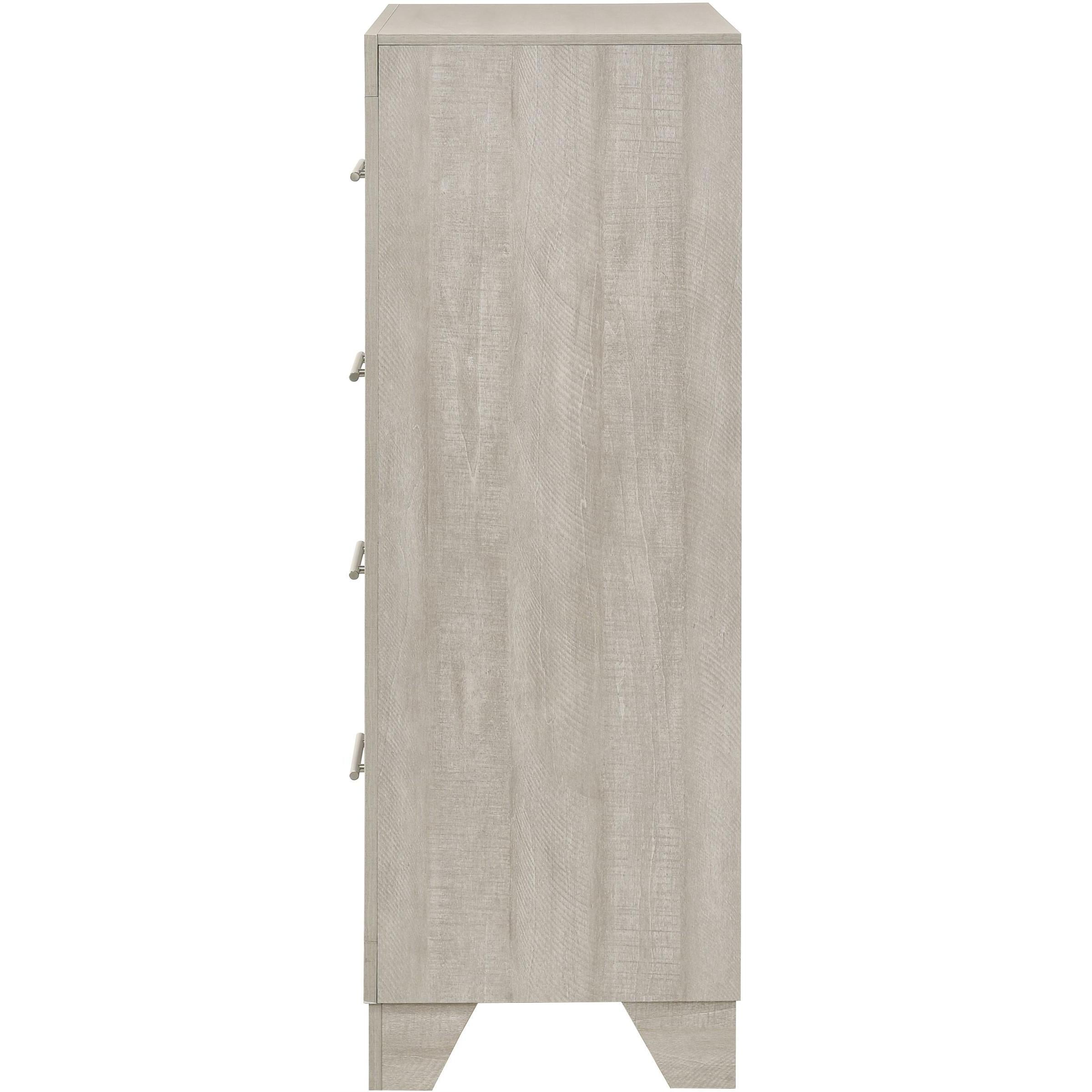  Coaster Furniture Trenton 225065 4-drawer Bedroom Chest - Rustic Cream IMAGE 5