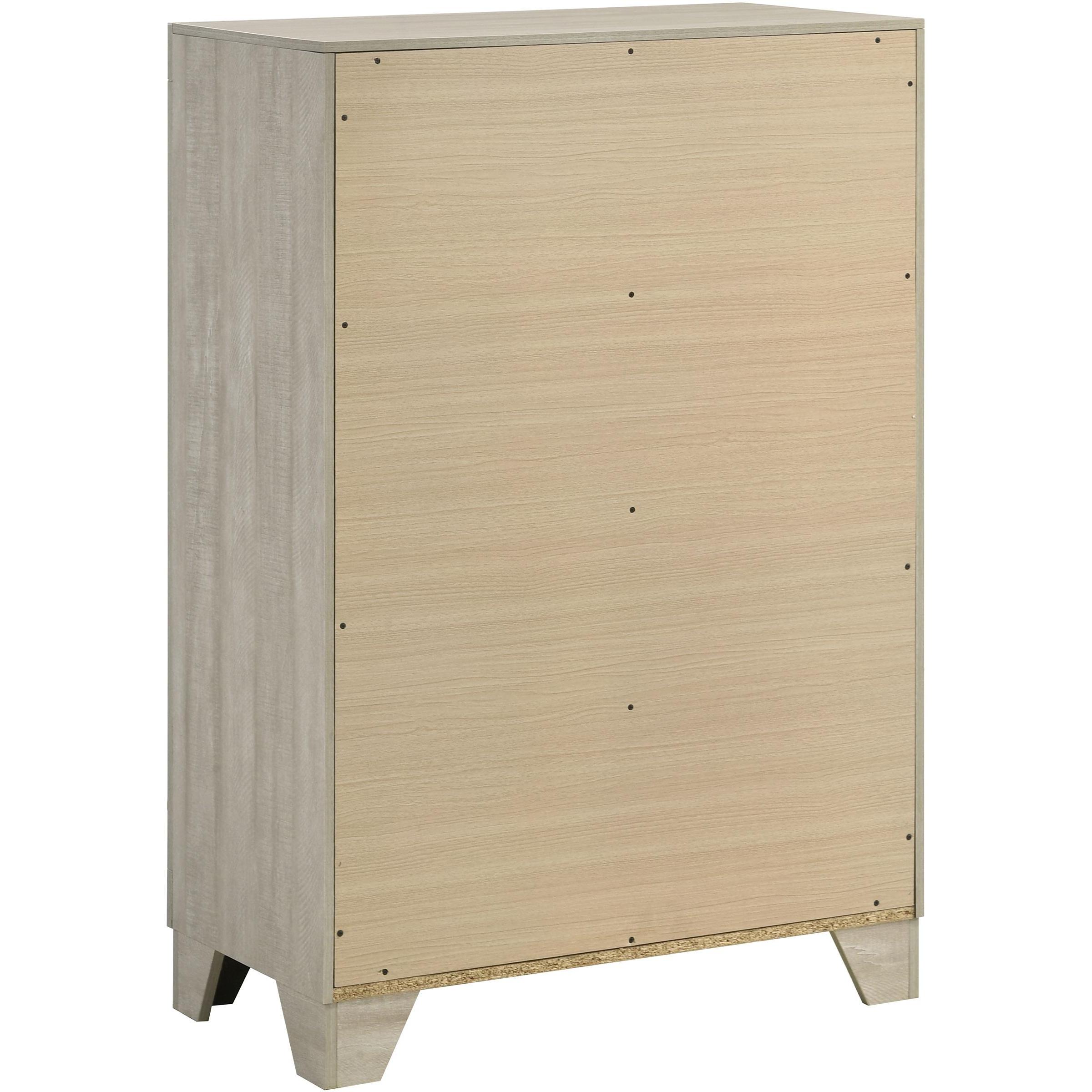  Coaster Furniture Trenton 225065 4-drawer Bedroom Chest - Rustic Cream IMAGE 6
