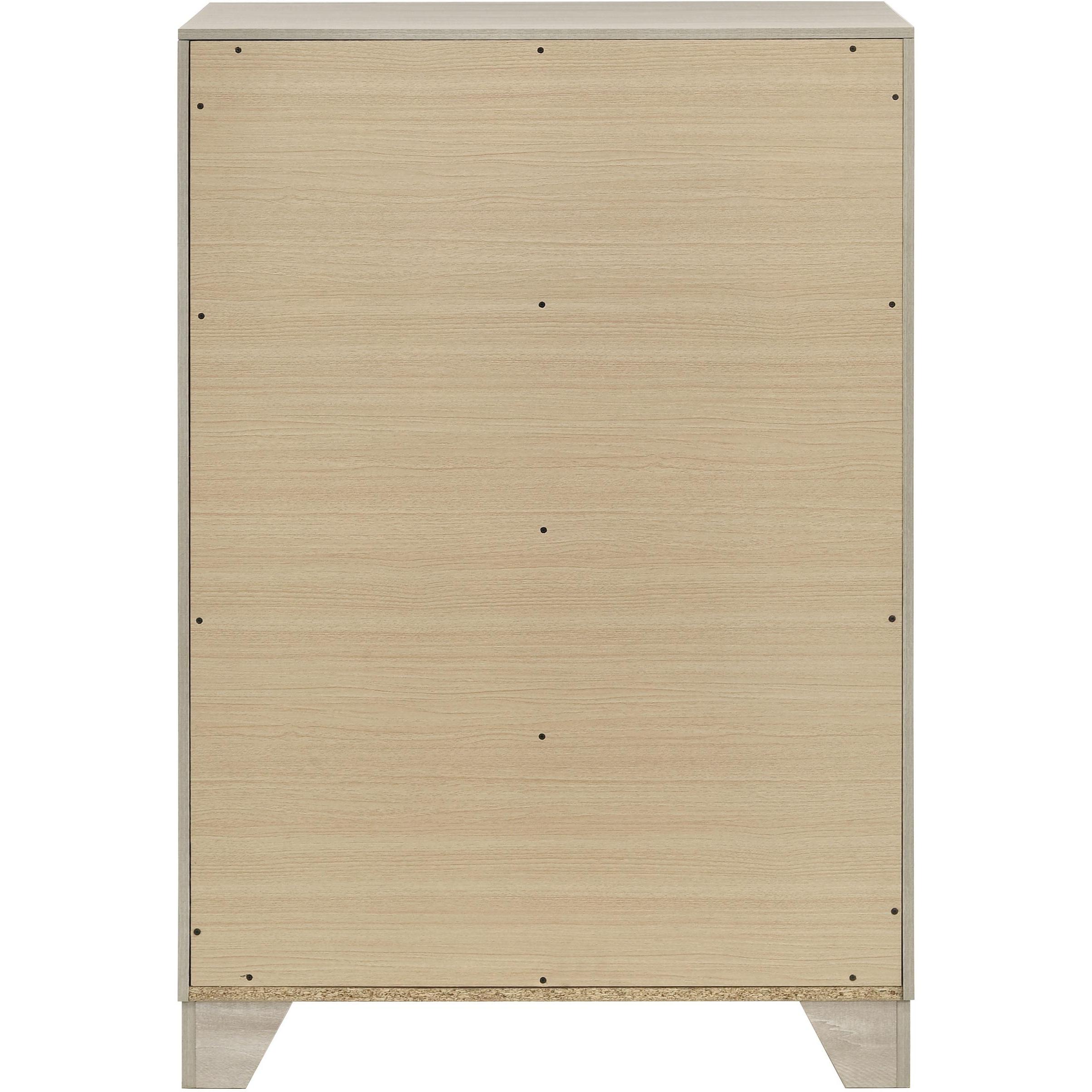  Coaster Furniture Trenton 225065 4-drawer Bedroom Chest - Rustic Cream IMAGE 7