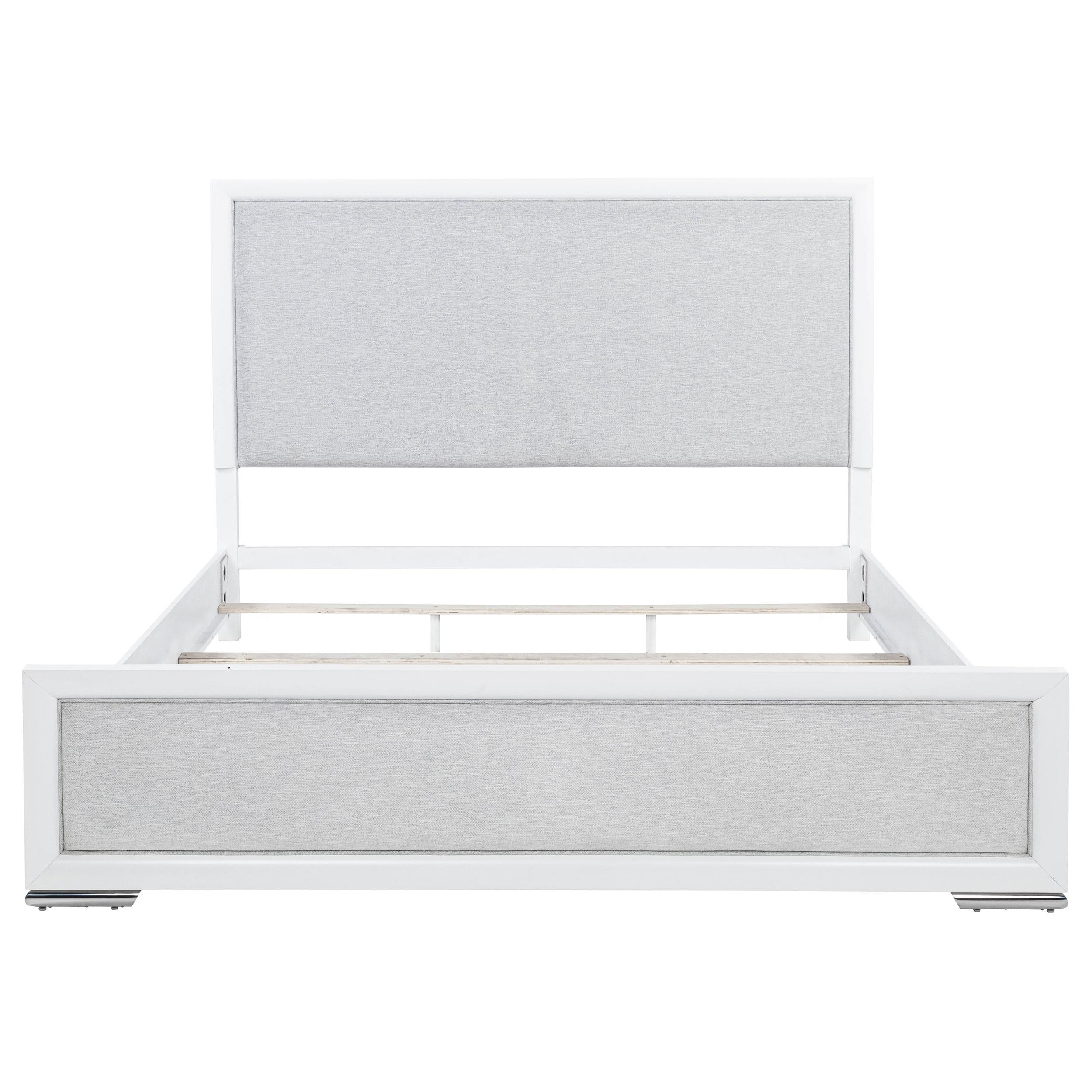  Coaster Furniture Gracemont 225071KE 57-inch Eastern King Panel Bed - Grey/White IMAGE 11