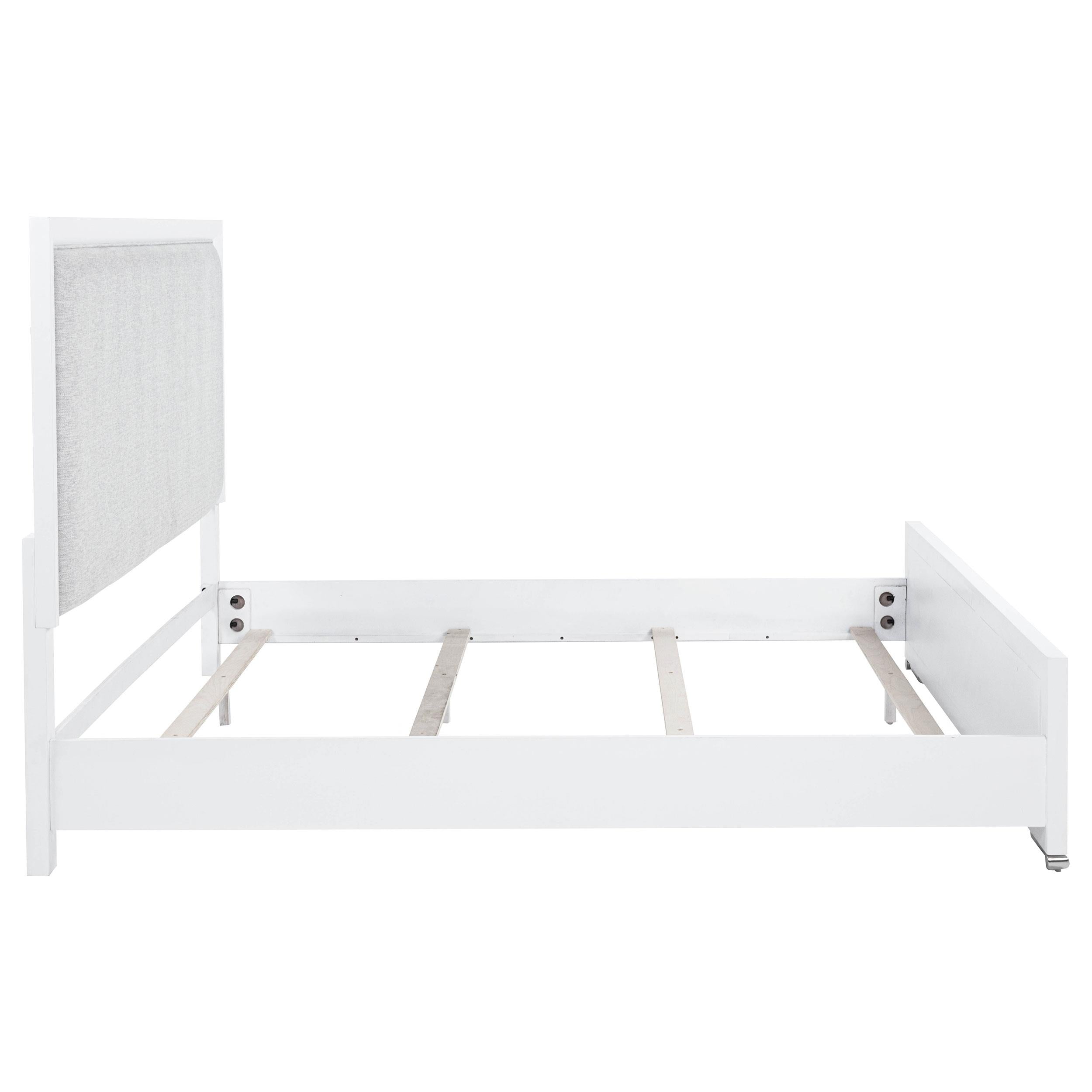  Coaster Furniture Gracemont 225071KE 57-inch Eastern King Panel Bed - Grey/White IMAGE 5