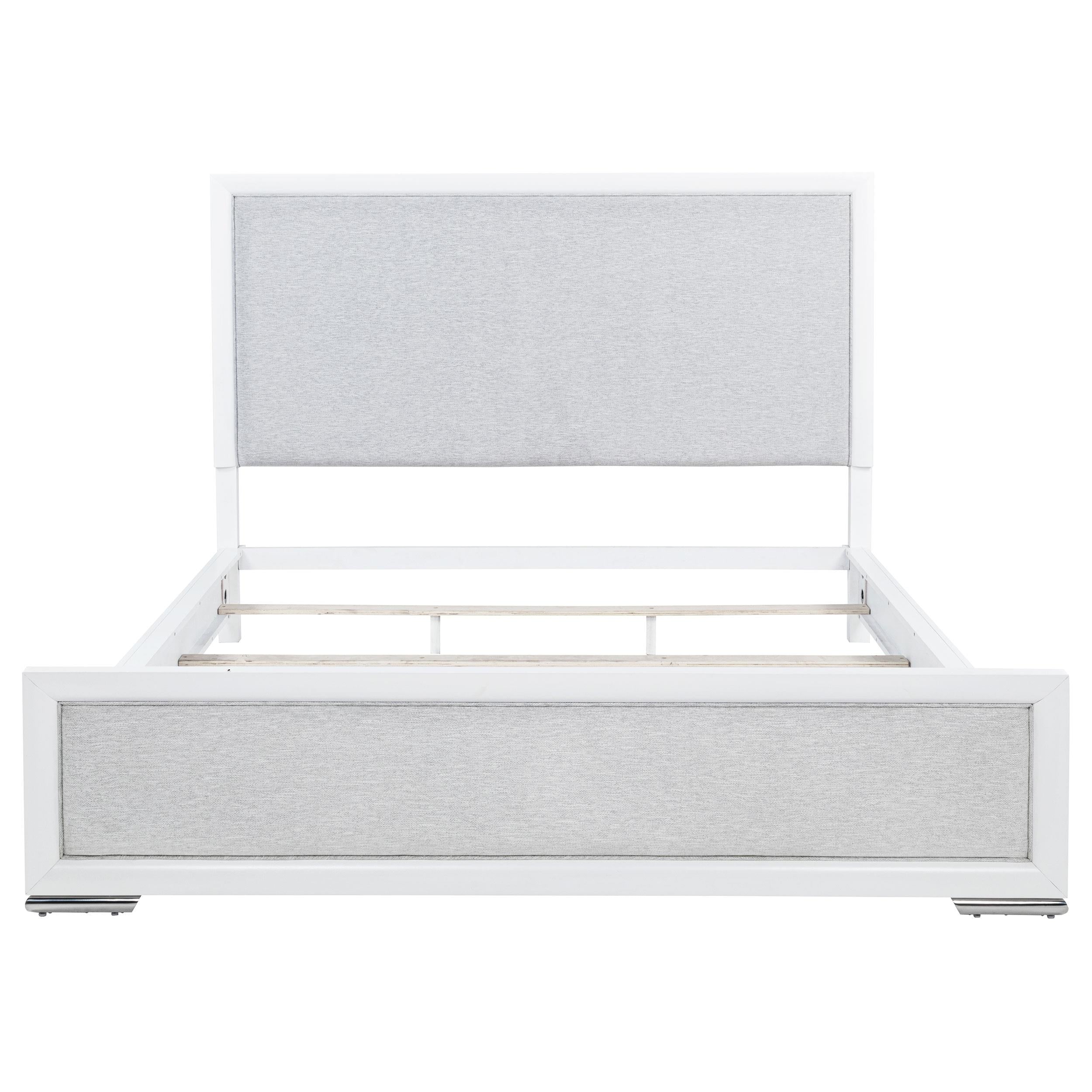  Coaster Furniture Gracemont 225071KW 57-inch California King Panel Bed - Grey/White IMAGE 9