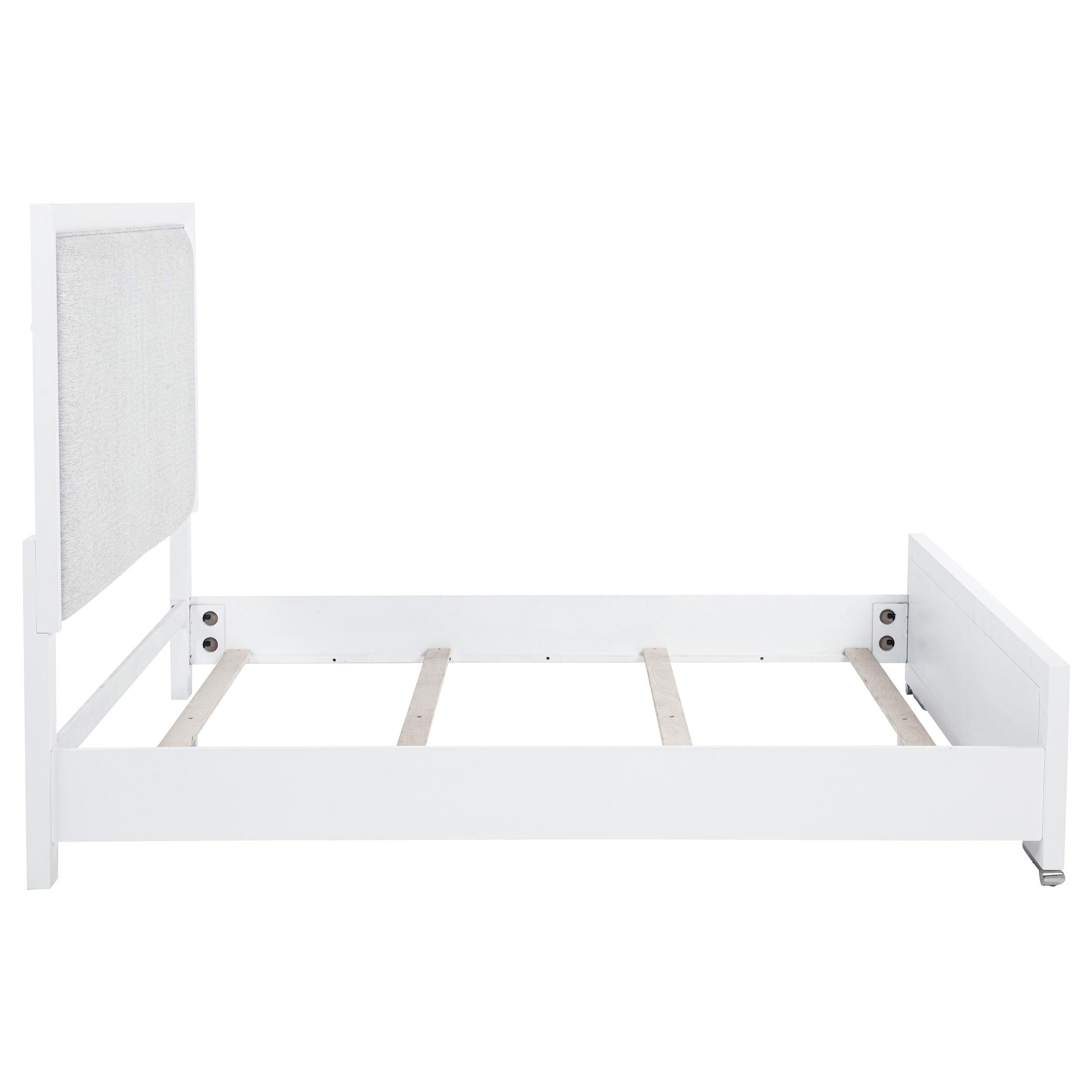  Coaster Furniture Gracemont 225071Q 57-inch Queen Panel Bed - Grey/White IMAGE 4