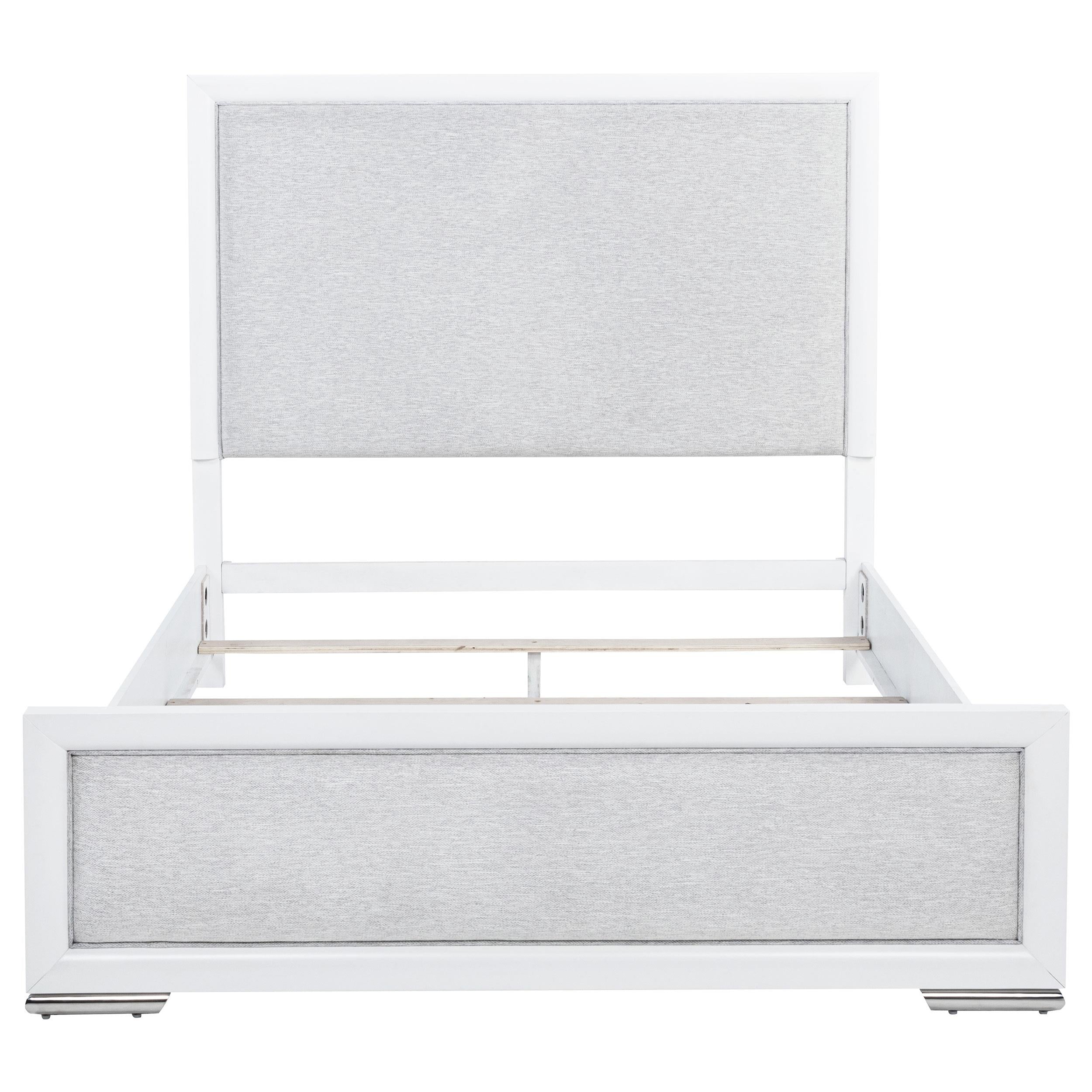  Coaster Furniture Gracemont 225071Q 57-inch Queen Panel Bed - Grey/White IMAGE 7