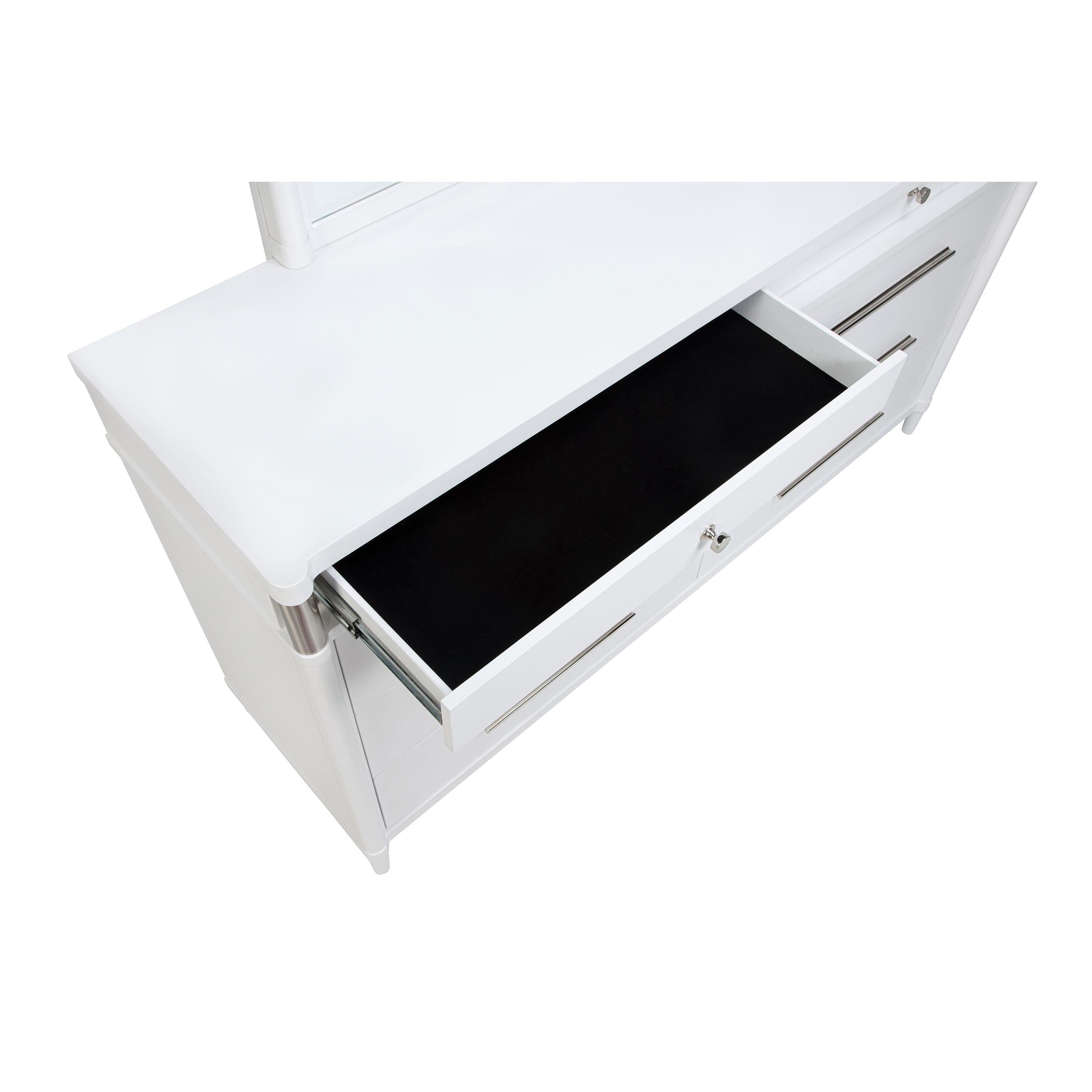  Coaster Furniture Gracemont 225073M 8-drawer Bedroom Dresser with Mirror - White IMAGE 11