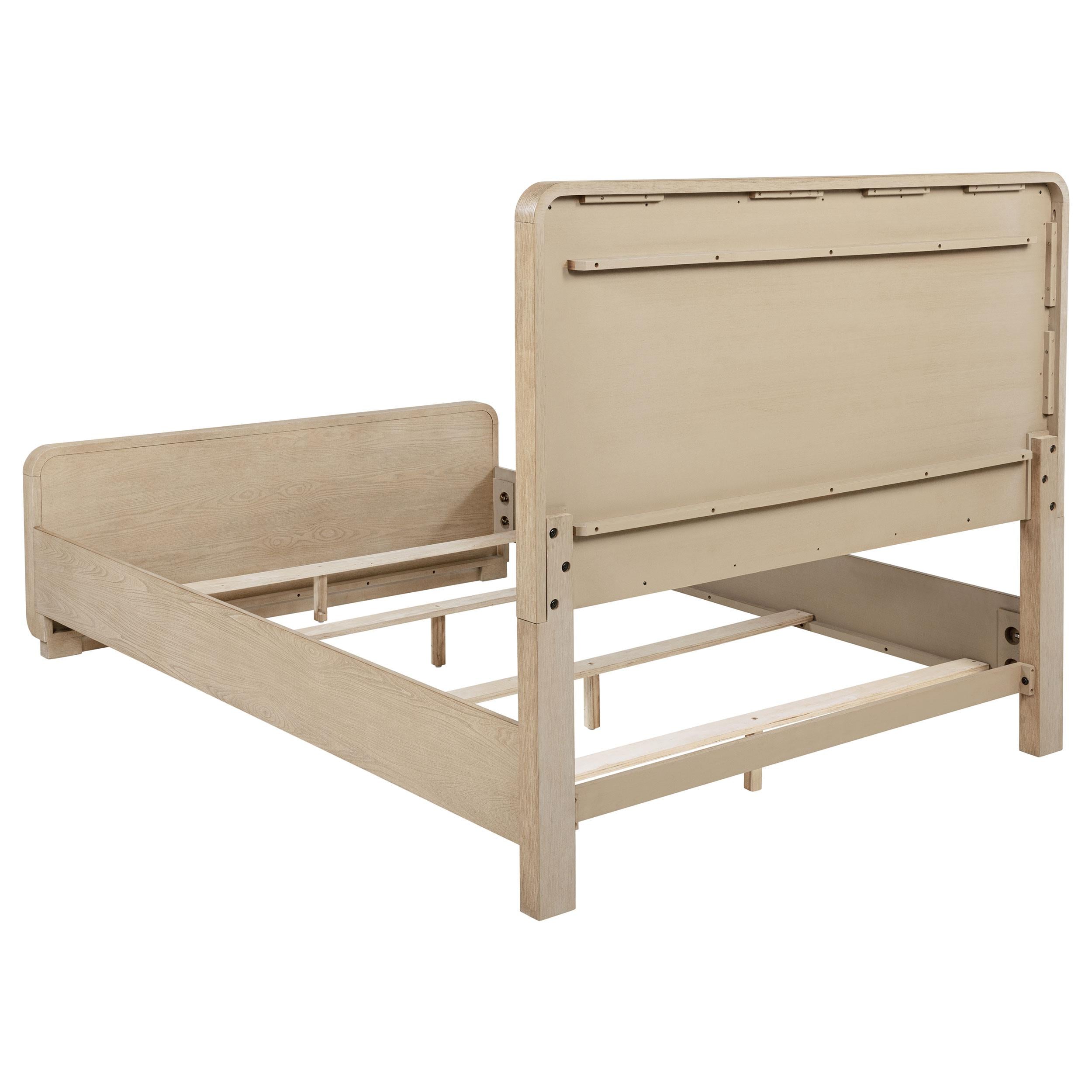  Coaster Furniture Ladera 225081Q 56-inch Queen Panel Bed - Light Elm IMAGE 3