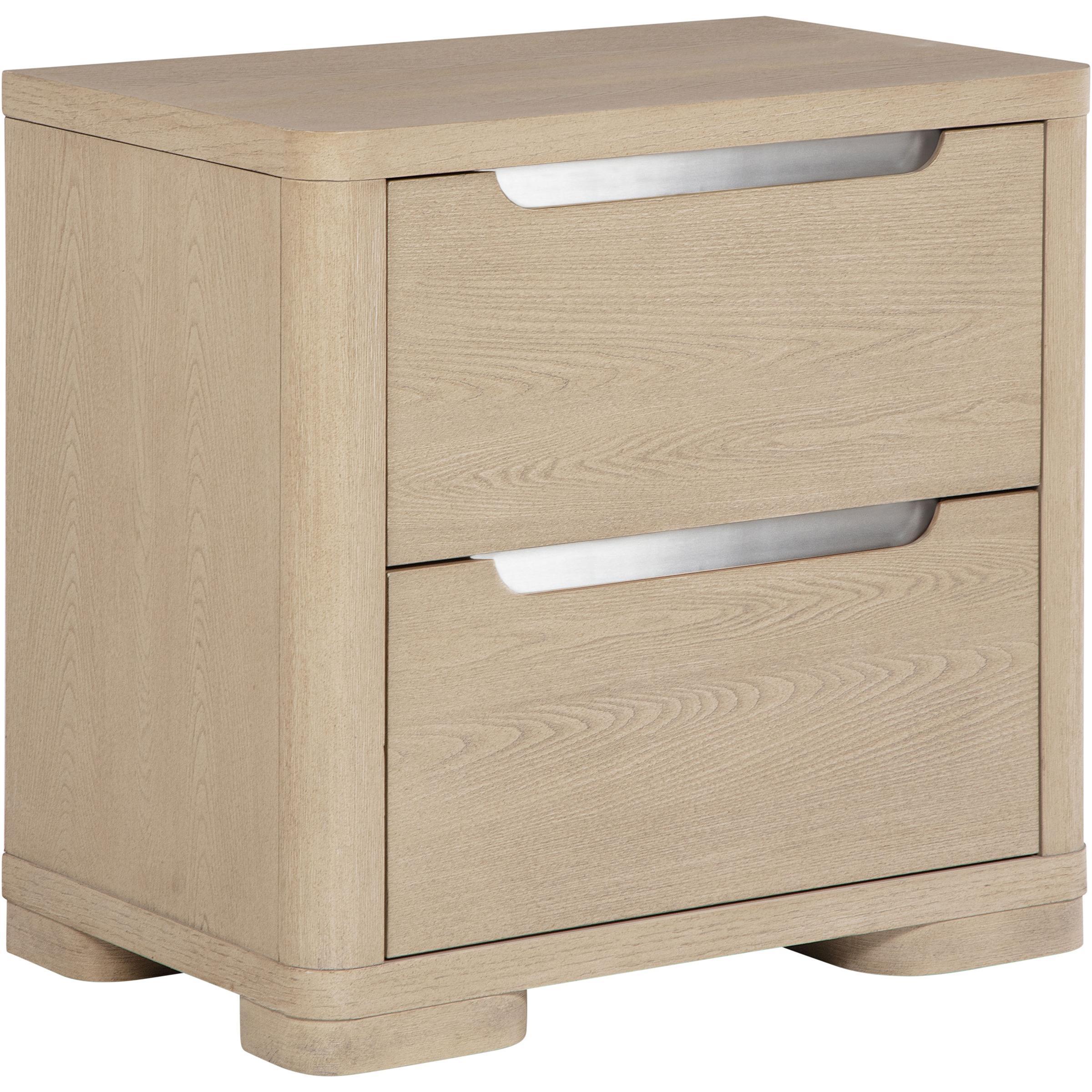  Coaster Furniture Ladera 225082 2-drawer Nightstand Bedside Table - Light Elm IMAGE 1