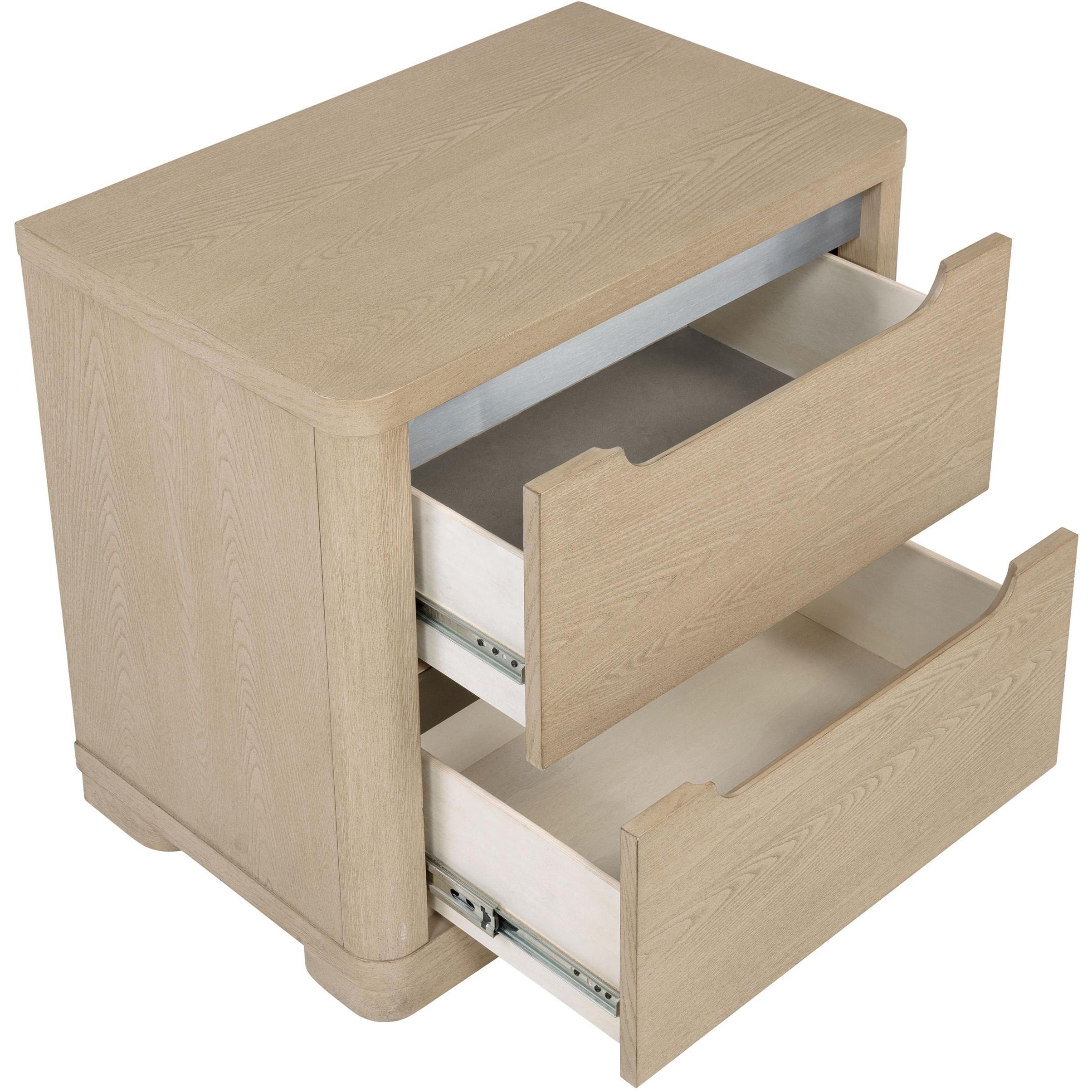  Coaster Furniture Ladera 225082 2-drawer Nightstand Bedside Table - Light Elm IMAGE 11