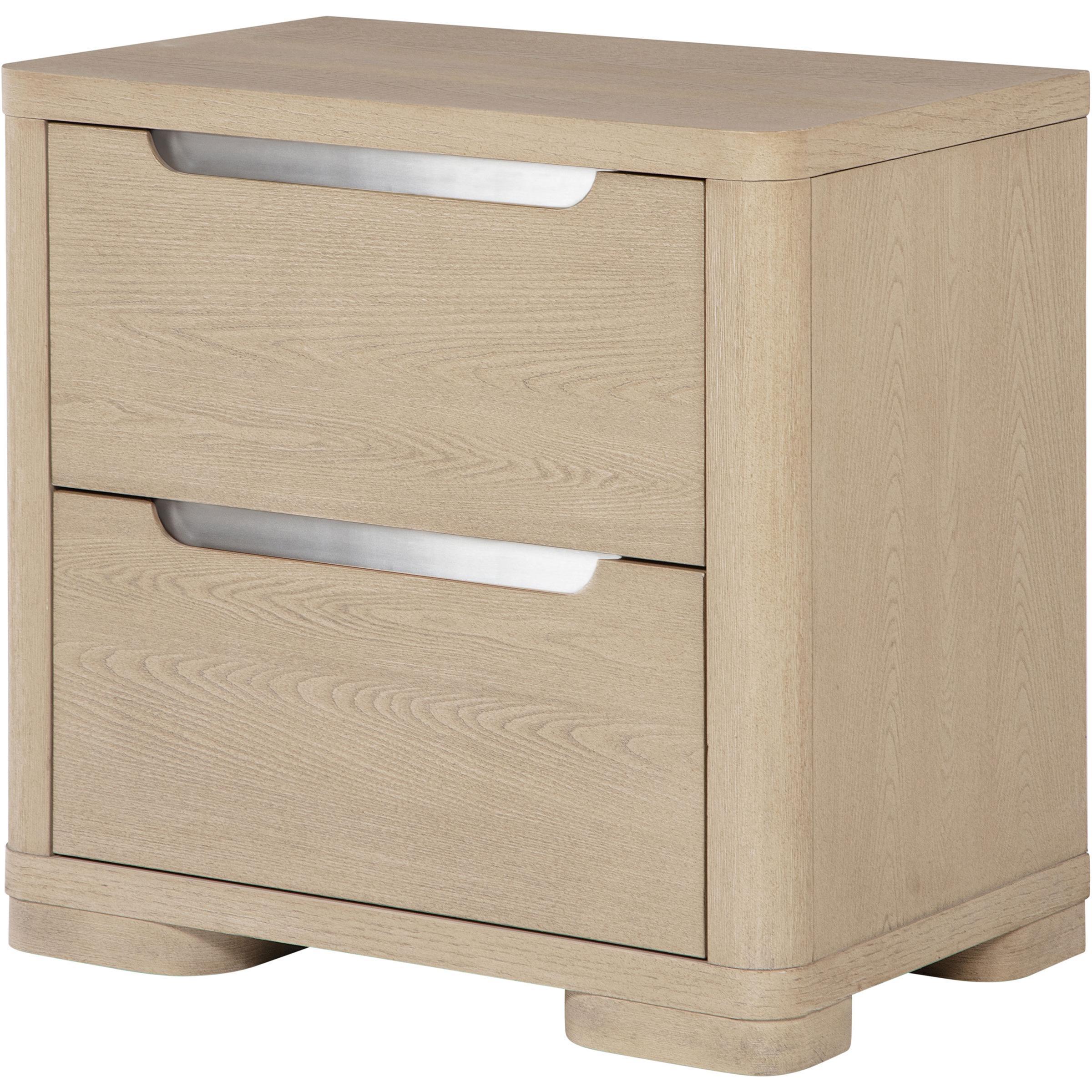  Coaster Furniture Ladera 225082 2-drawer Nightstand Bedside Table - Light Elm IMAGE 4