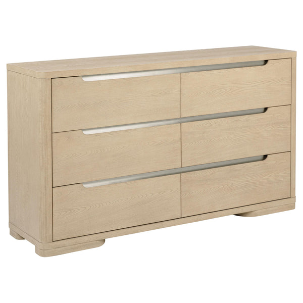 Coaster Furniture Ladera 225083 6-drawer Bedroom Dresser - Light Elm
