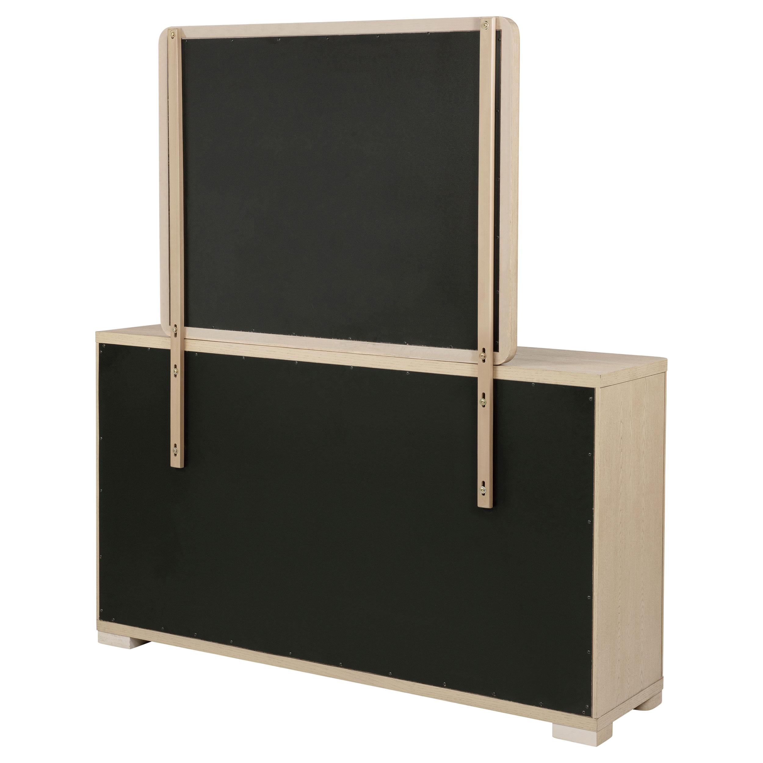  Coaster Furniture Ladera 225083M 6-drawer Bedroom Dresser and Mirror - Light Elm IMAGE 10