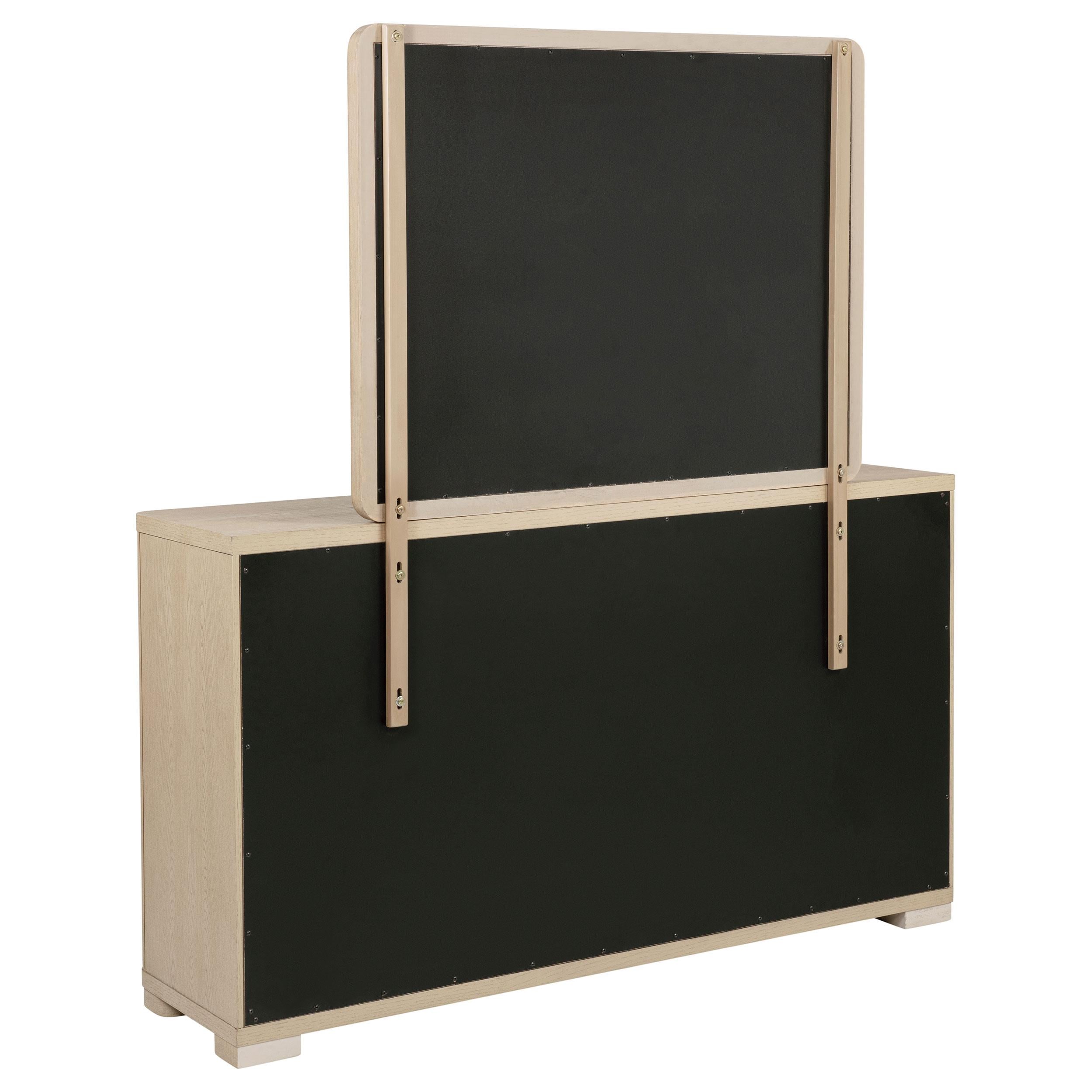  Coaster Furniture Ladera 225083M 6-drawer Bedroom Dresser and Mirror - Light Elm IMAGE 6