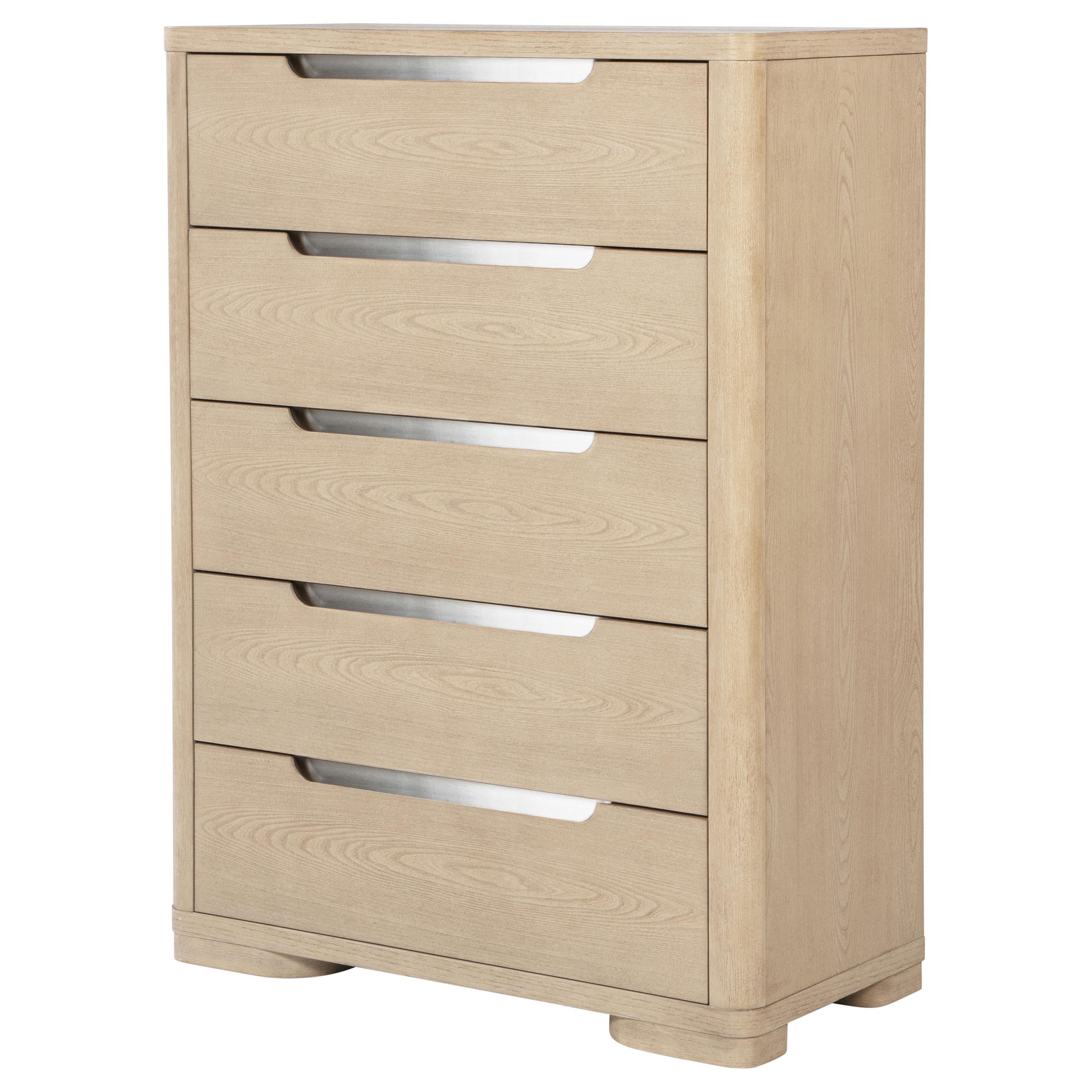  Coaster Furniture Ladera 225085 5-drawer Bedroom Chest - Light Elm IMAGE 11