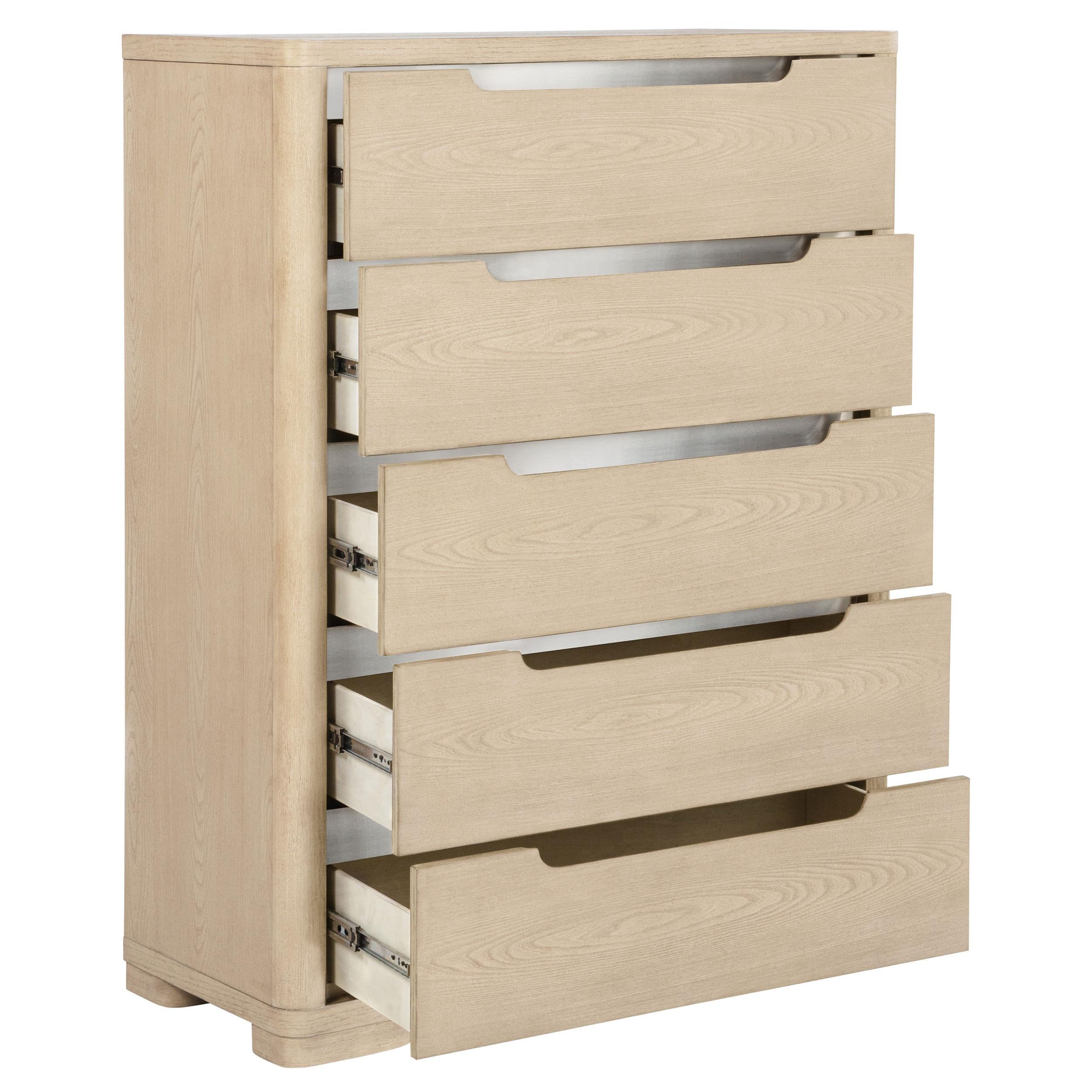  Coaster Furniture Ladera 225085 5-drawer Bedroom Chest - Light Elm IMAGE 6