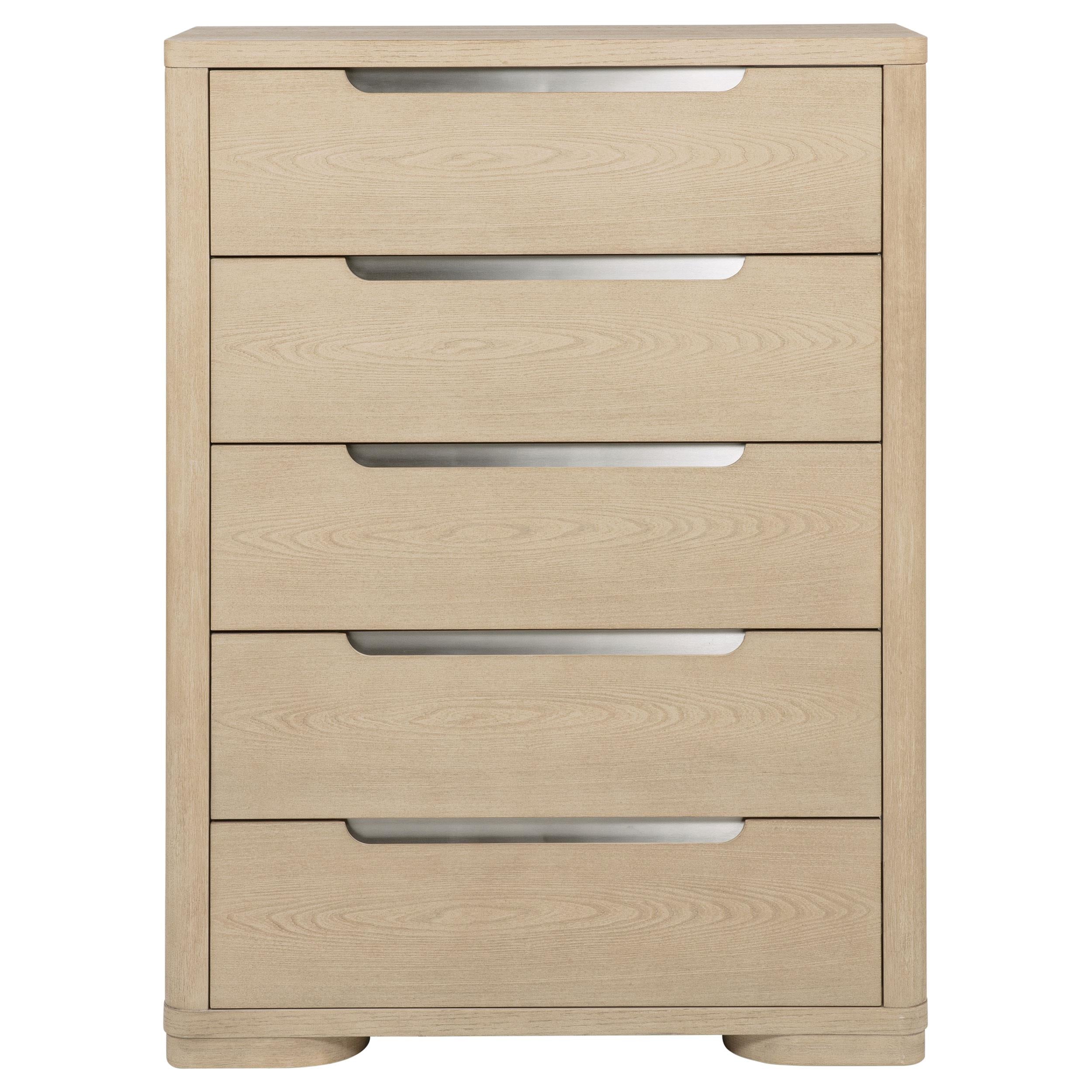  Coaster Furniture Ladera 225085 5-drawer Bedroom Chest - Light Elm IMAGE 8
