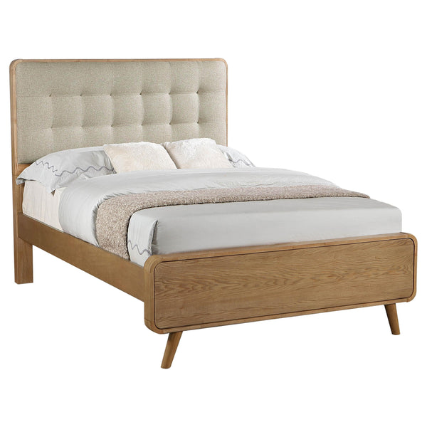 Coaster Furniture Robyn 225091F Wood Full Platform Bed - Light Ash