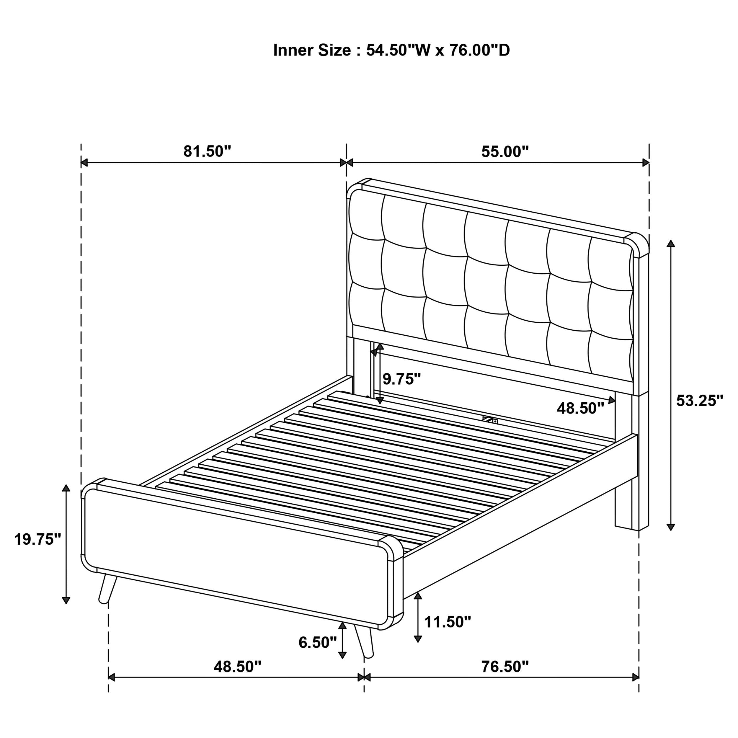  Coaster Furniture Robyn 225091F Wood Full Platform Bed - Light Ash IMAGE 12