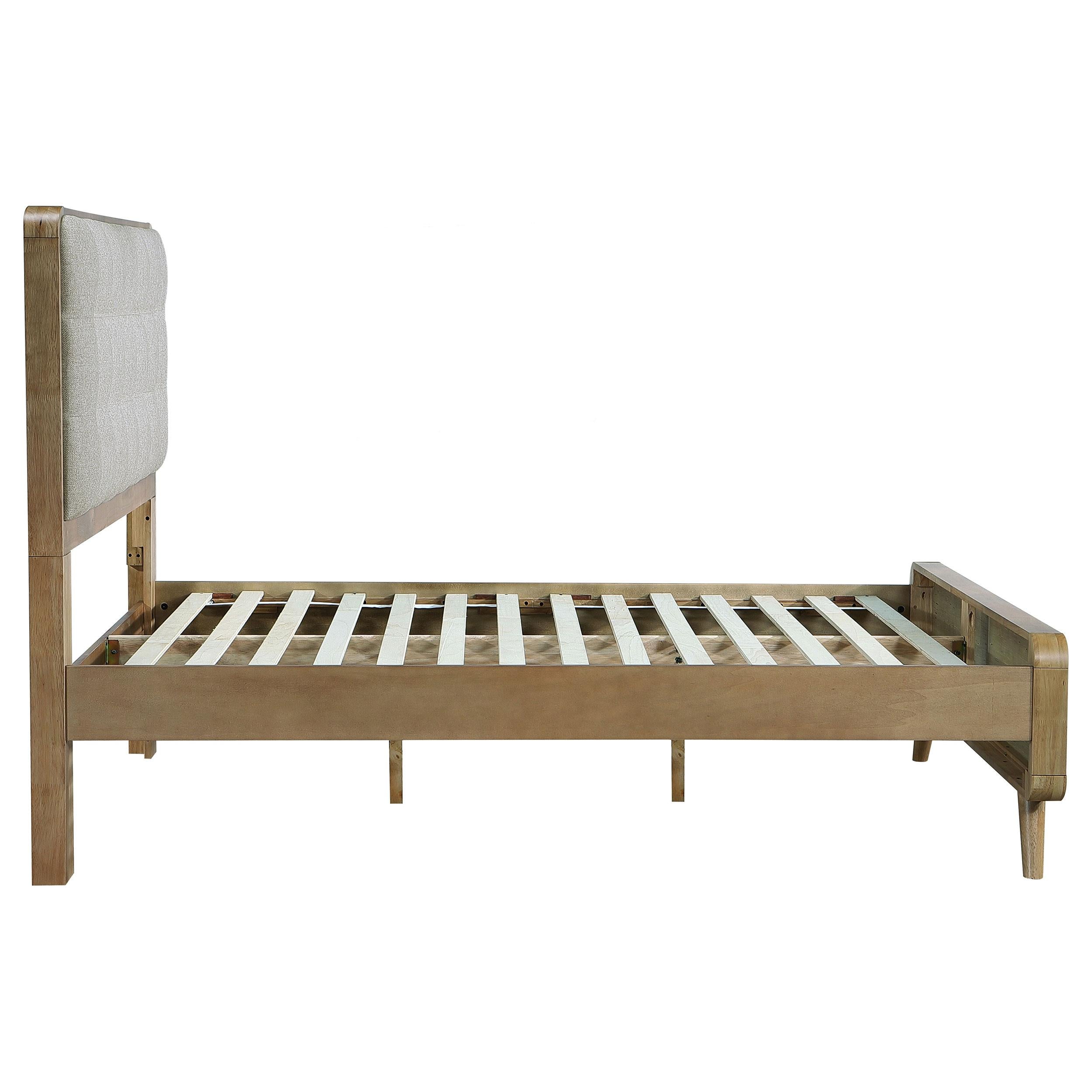  Coaster Furniture Robyn 225091F Wood Full Platform Bed - Light Ash IMAGE 4