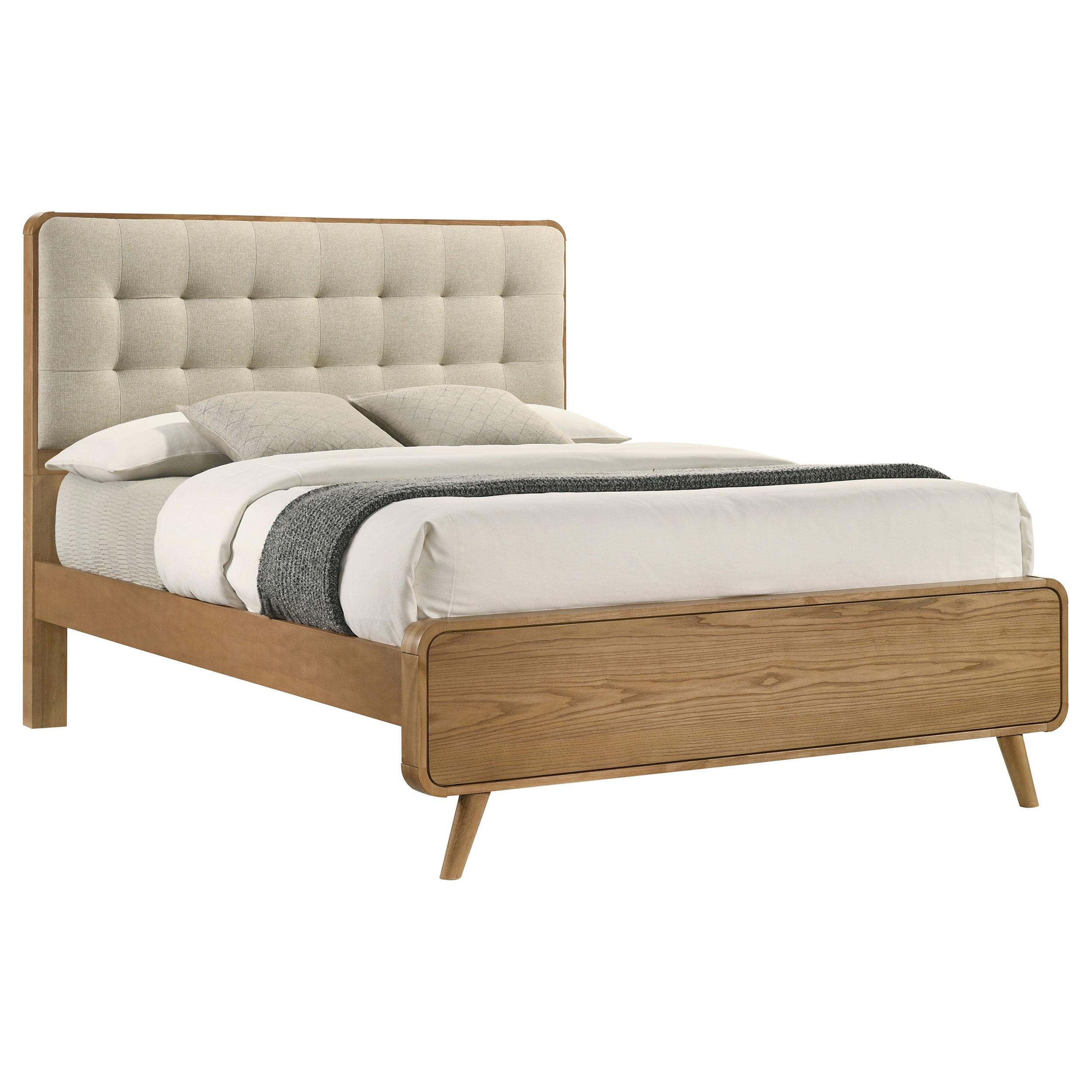  Coaster Furniture Robyn 225091KW Wood California King Platform Bed - Light Ash IMAGE 10