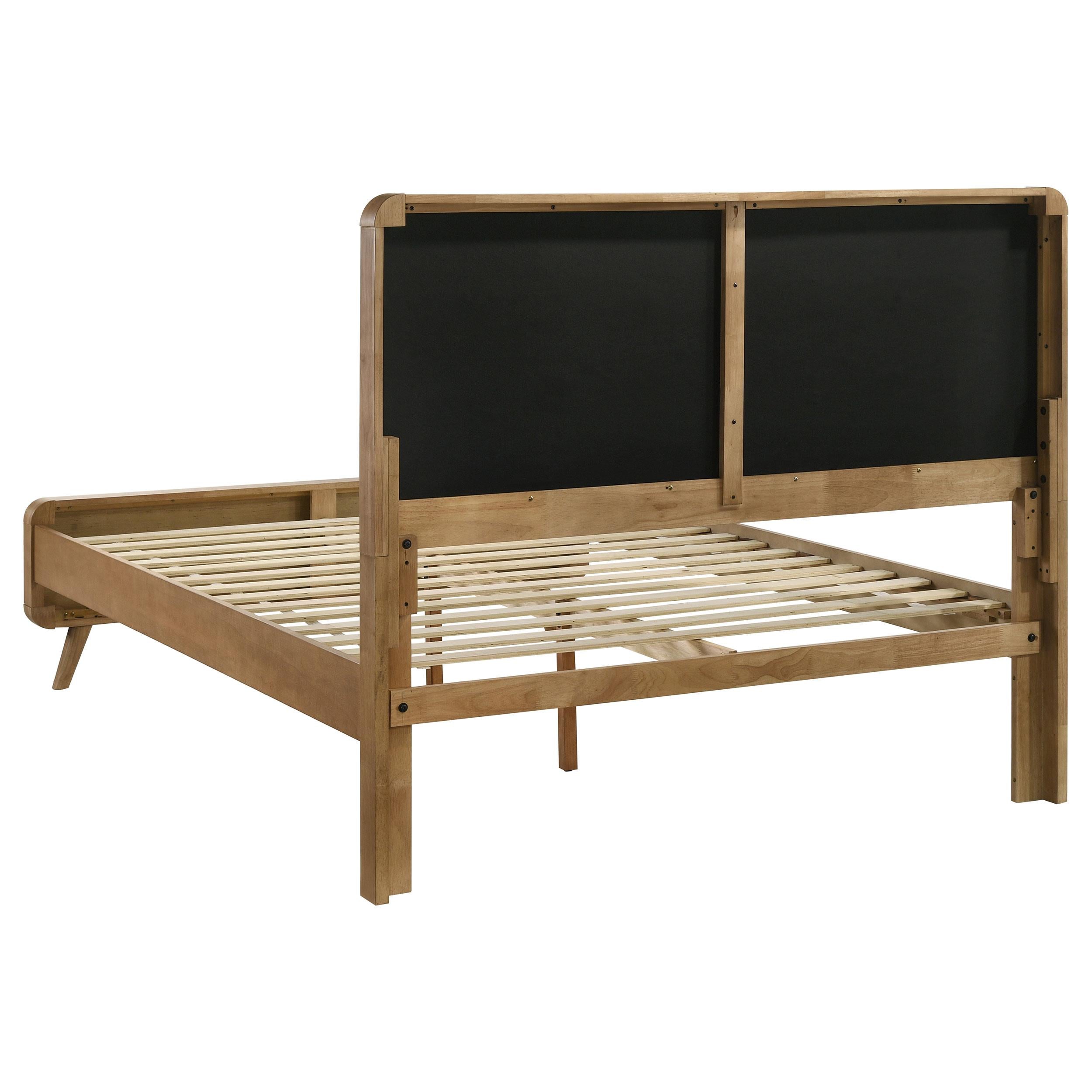  Coaster Furniture Robyn 225091KW Wood California King Platform Bed - Light Ash IMAGE 3
