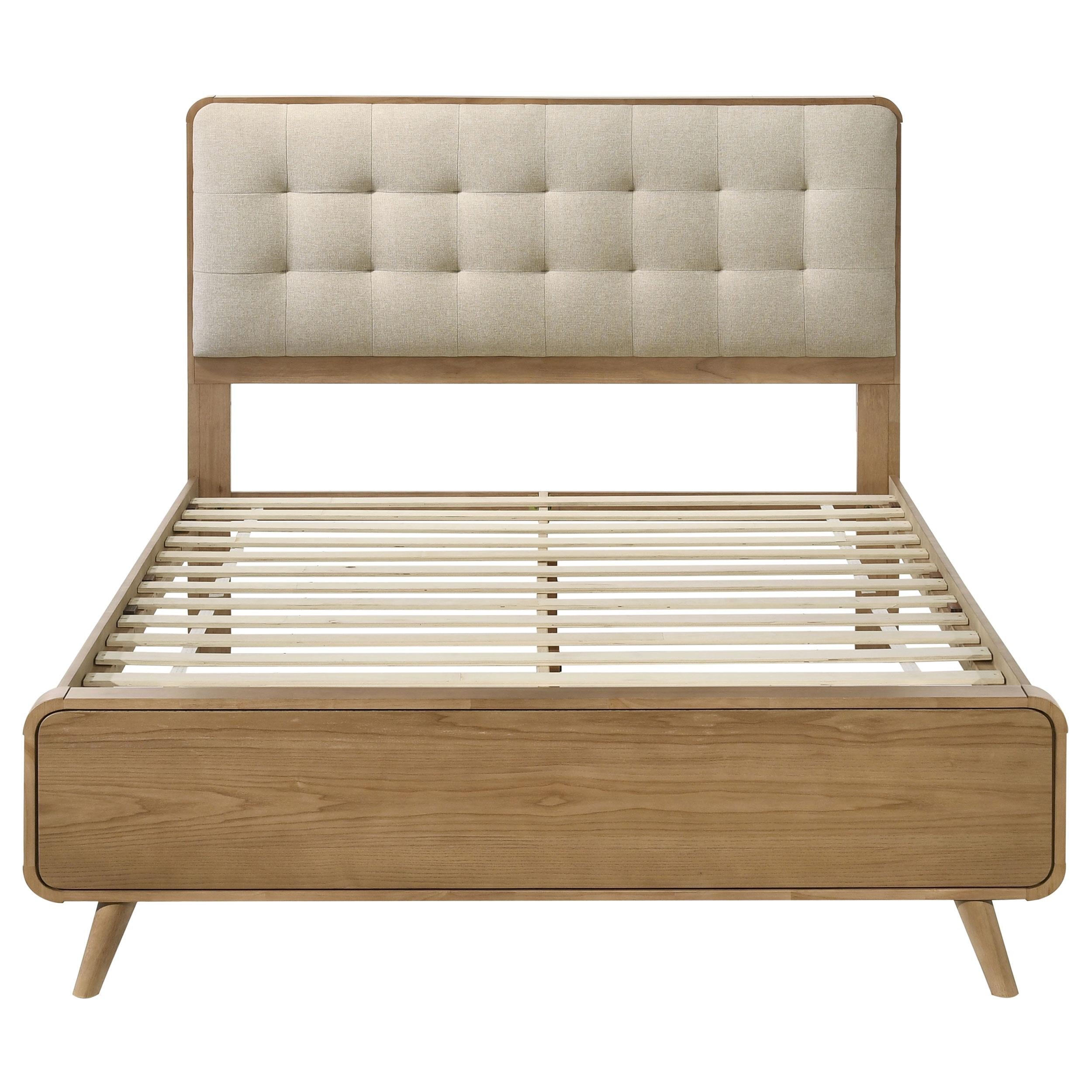  Coaster Furniture Robyn 225091Q Wood Queen Platform Bed - Light Ash IMAGE 8
