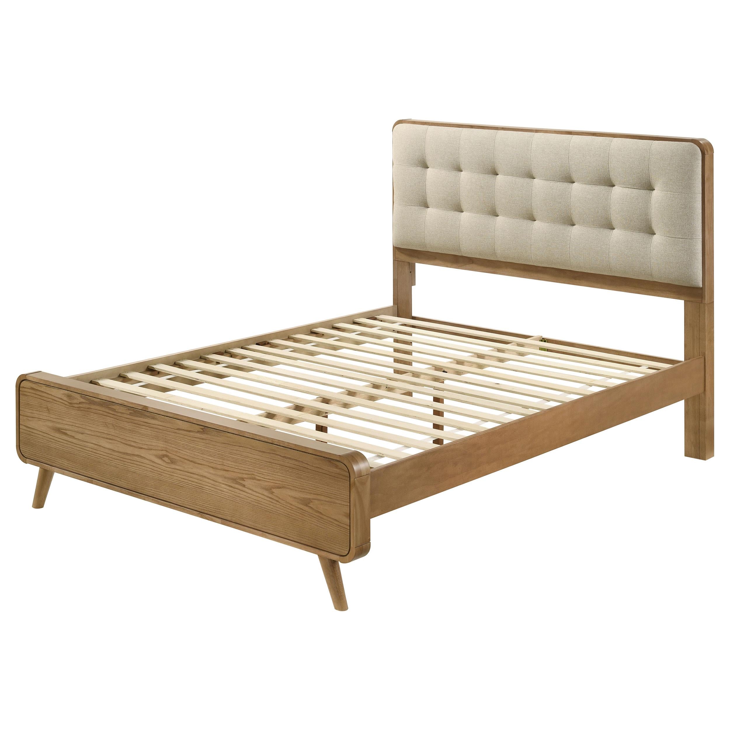  Coaster Furniture Robyn 225091Q Wood Queen Platform Bed - Light Ash IMAGE 9