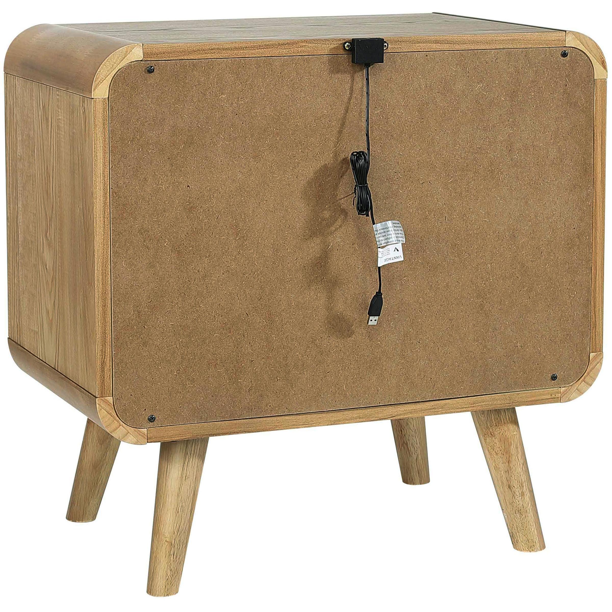  Coaster Furniture Robyn 225092 2-drawer Nightstand Bedside Table - Light Ash IMAGE 6
