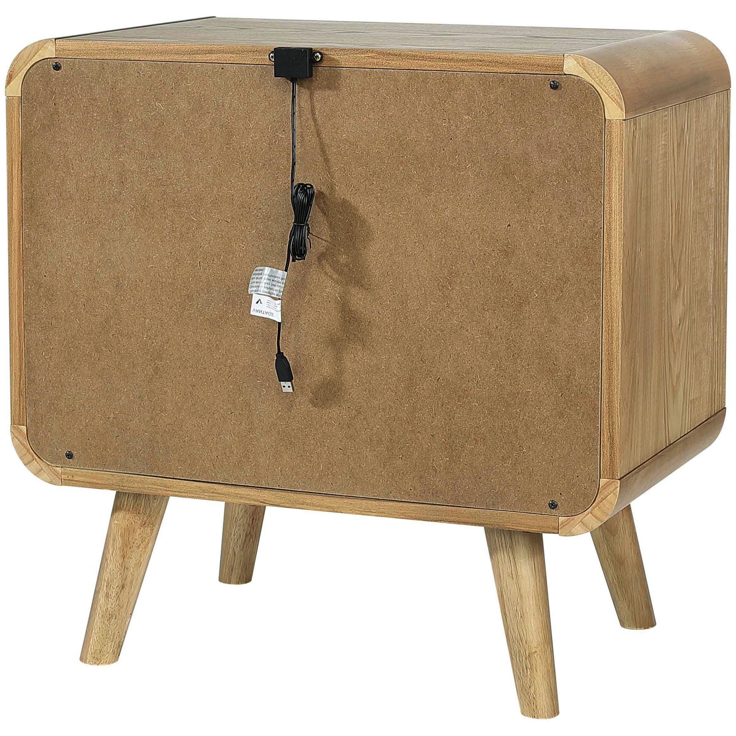  Coaster Furniture Robyn 225092 2-drawer Nightstand Bedside Table - Light Ash IMAGE 8