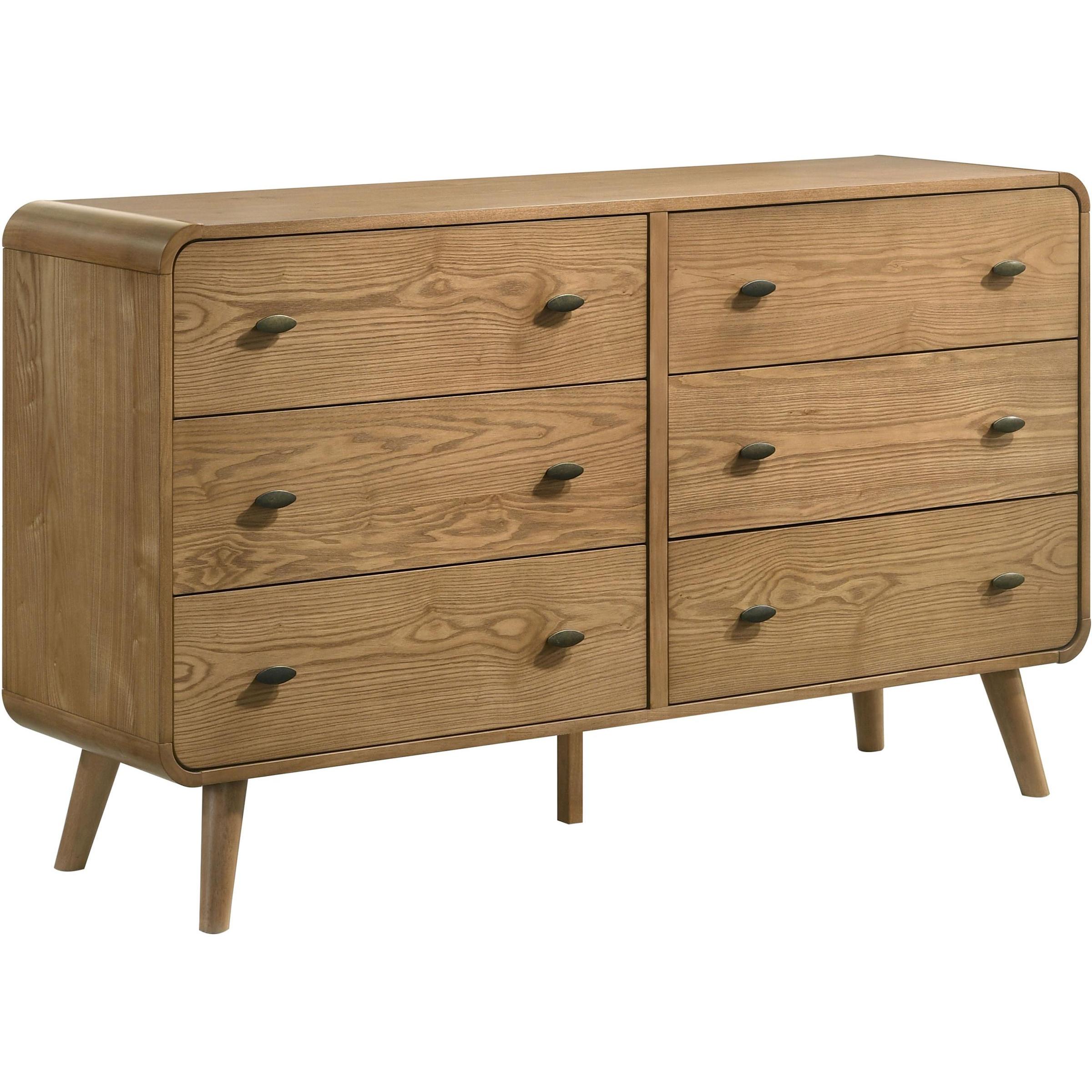 Coaster Furniture Robyn 225093 6-drawer Bedroom Dresser - Light Ash IMAGE 1