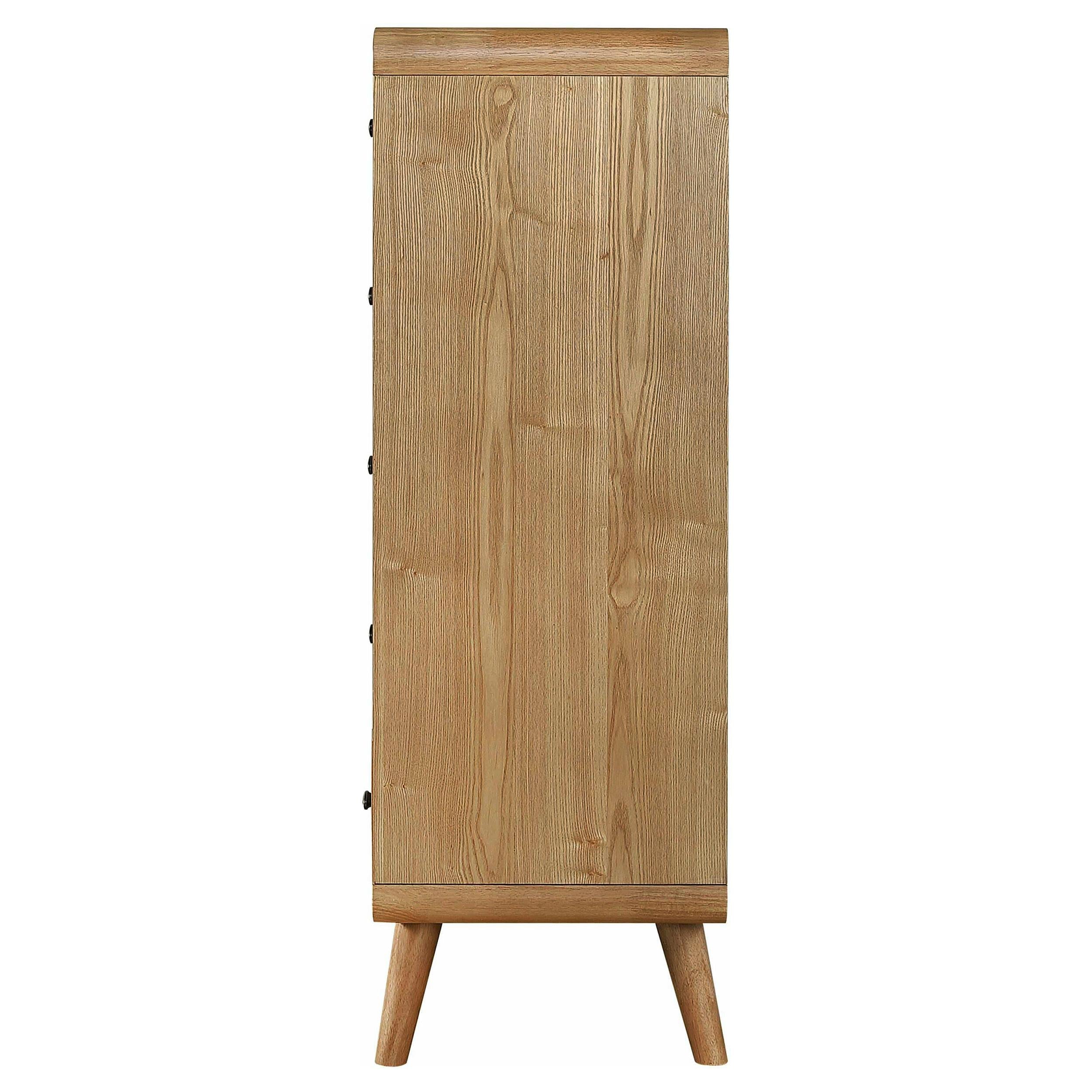  Coaster Furniture Robyn 225095 5-drawer Bedroom Chest - Light Ash IMAGE 2