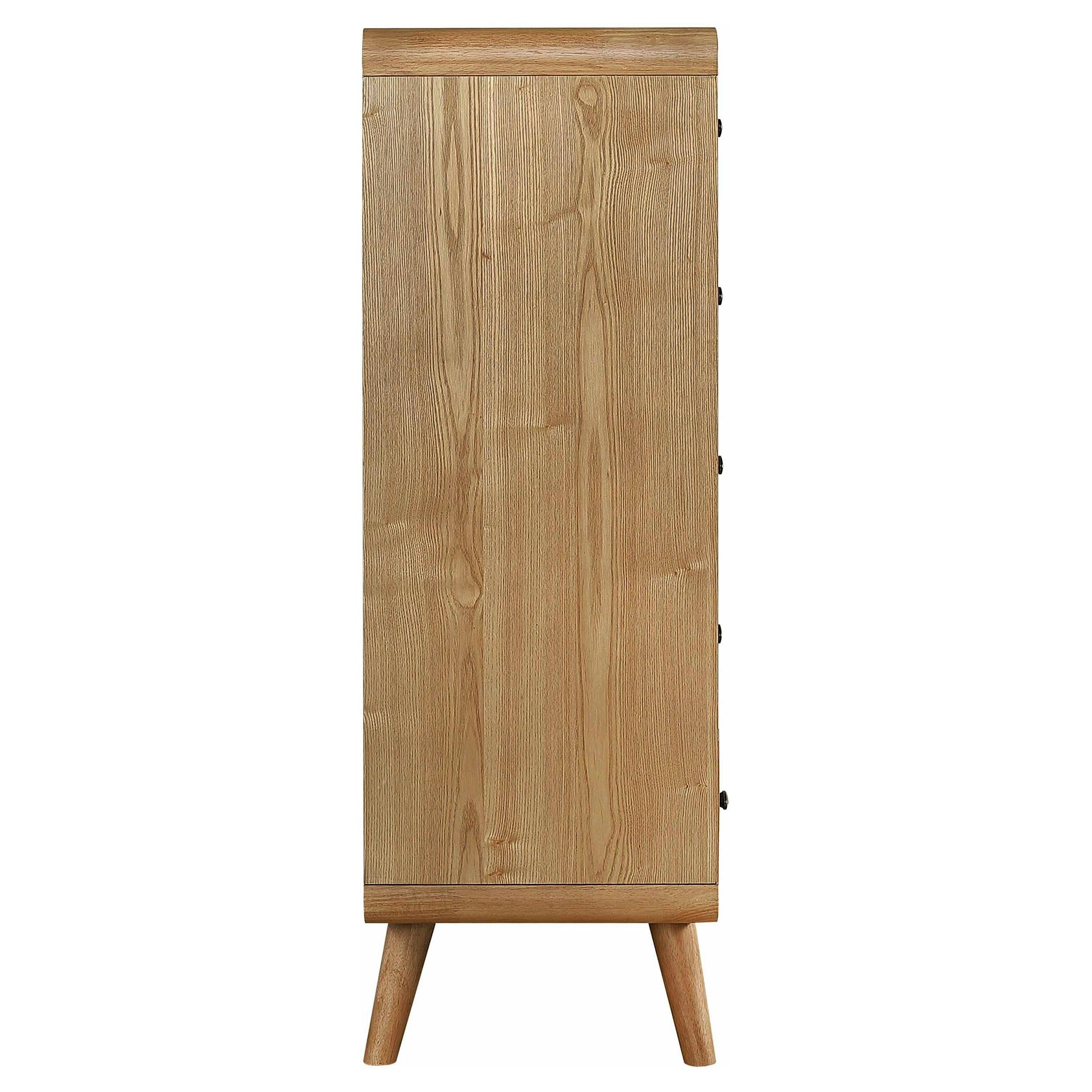  Coaster Furniture Robyn 225095 5-drawer Bedroom Chest - Light Ash IMAGE 3