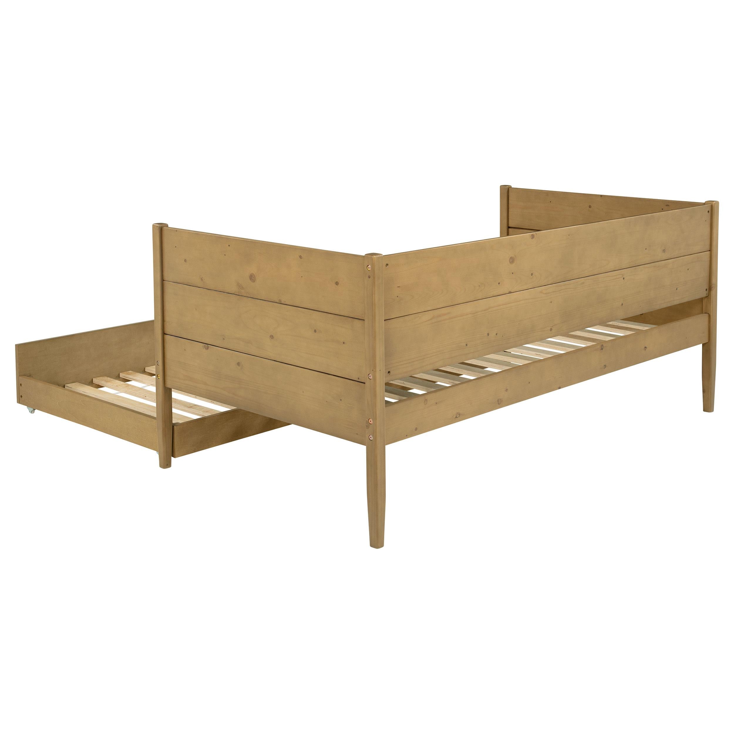  Coaster Furniture Calinda 300685 Wood Twin Daybed With Trundle - Natural IMAGE 11
