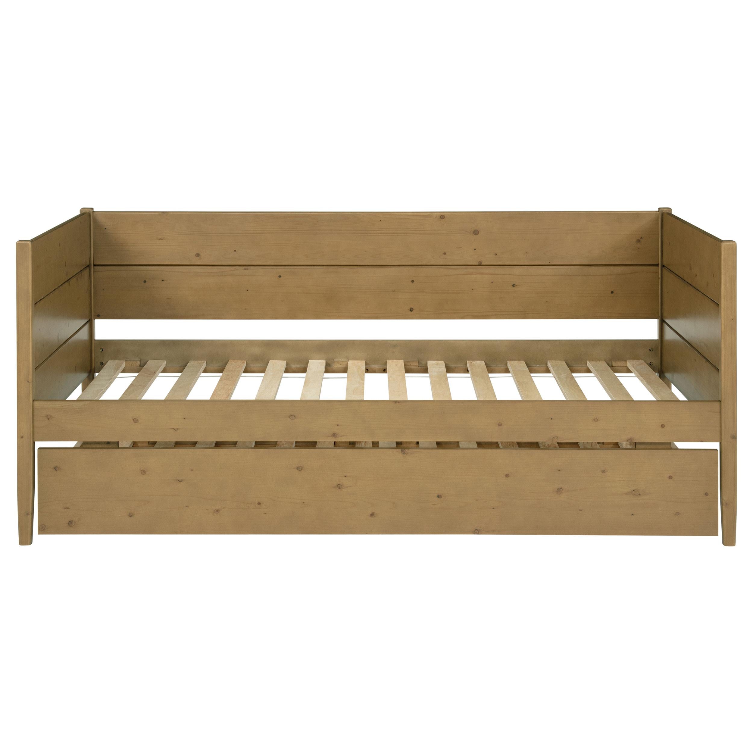  Coaster Furniture Calinda 300685 Wood Twin Daybed With Trundle - Natural IMAGE 12