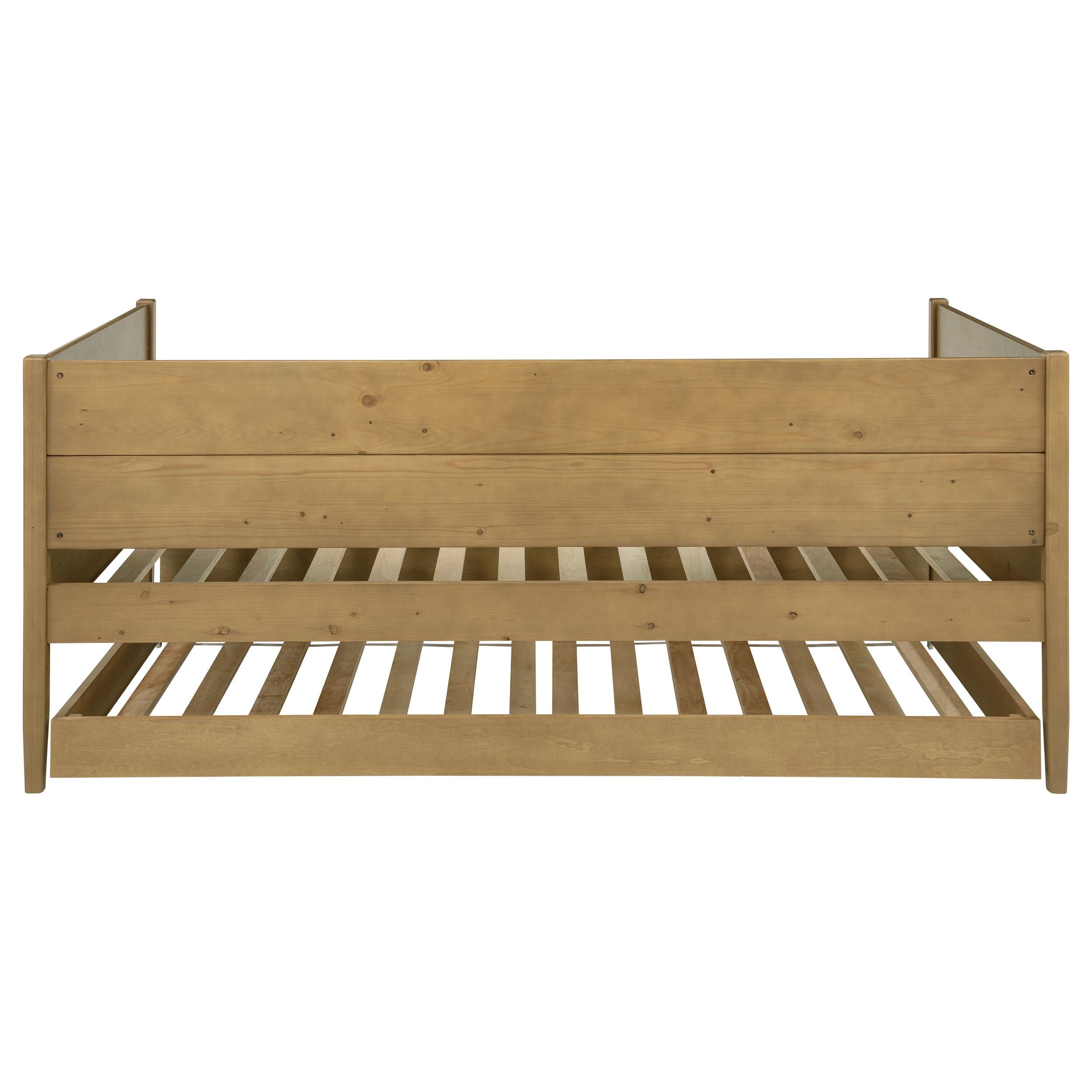  Coaster Furniture Calinda 300685 Wood Twin Daybed With Trundle - Natural IMAGE 13