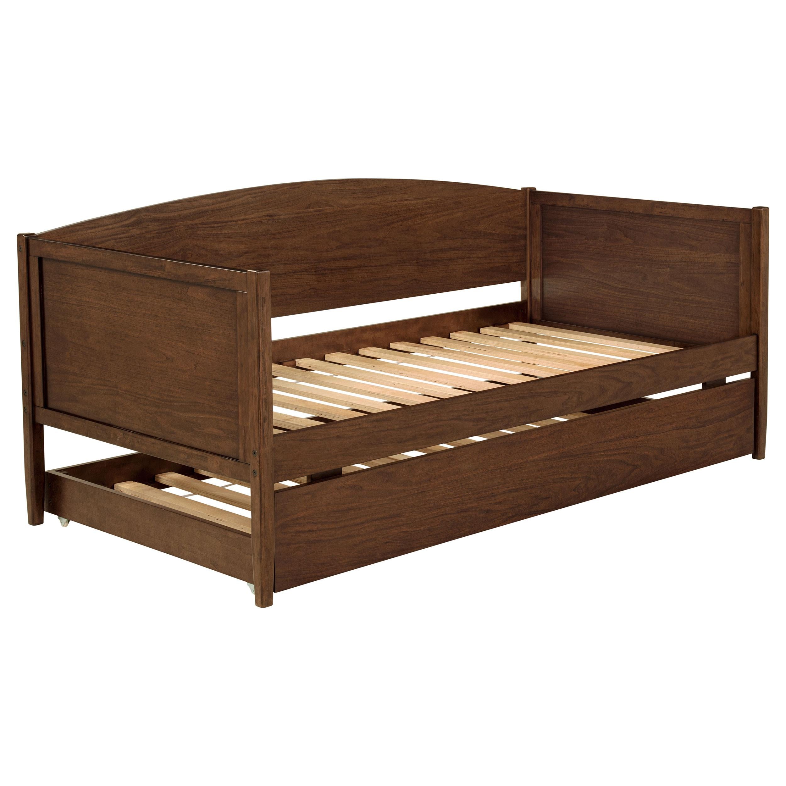  Coaster Furniture Bozeman 300686 Wood Twin Daybed With Trundle - Medium Walnut IMAGE 10
