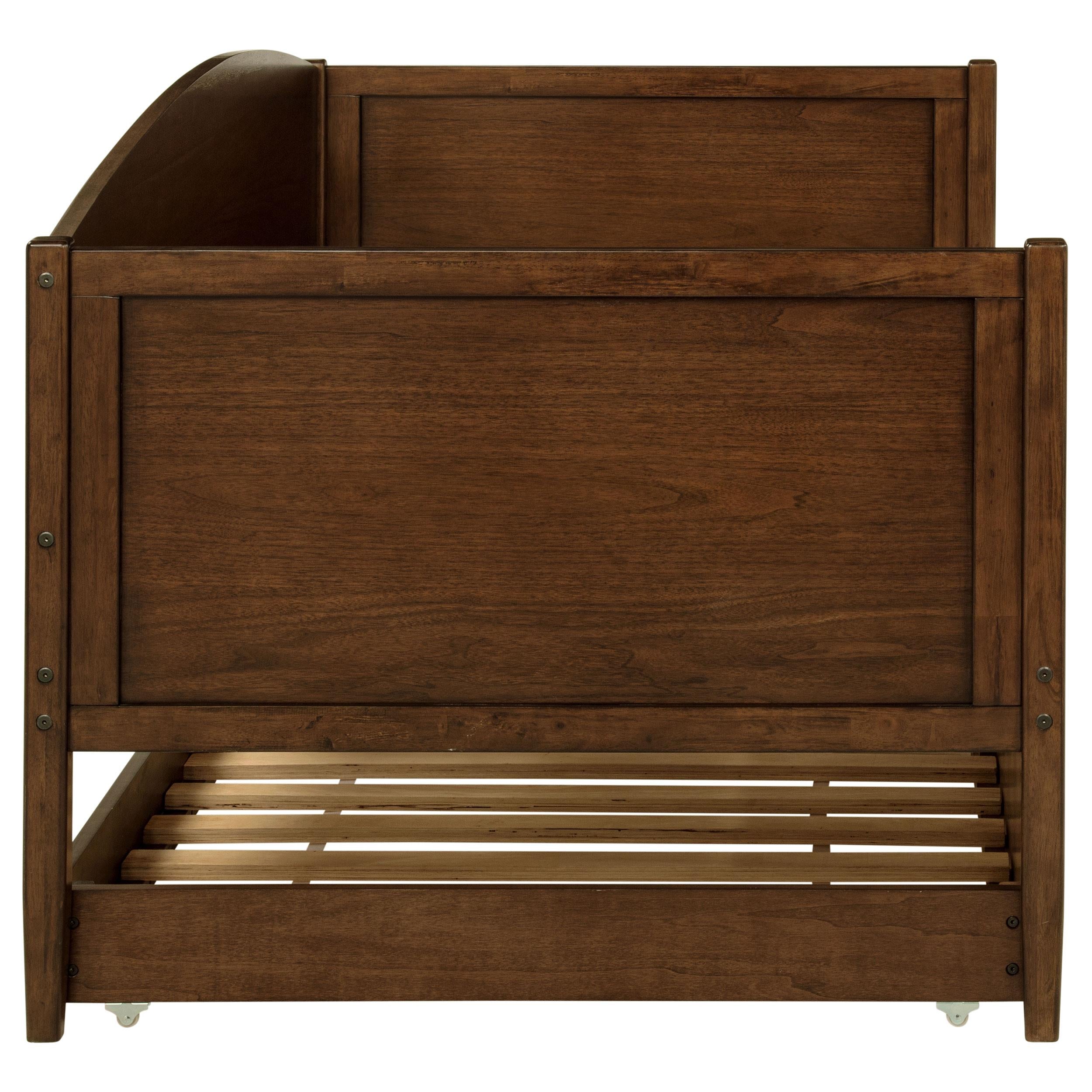  Coaster Furniture Bozeman 300686 Wood Twin Daybed With Trundle - Medium Walnut IMAGE 8