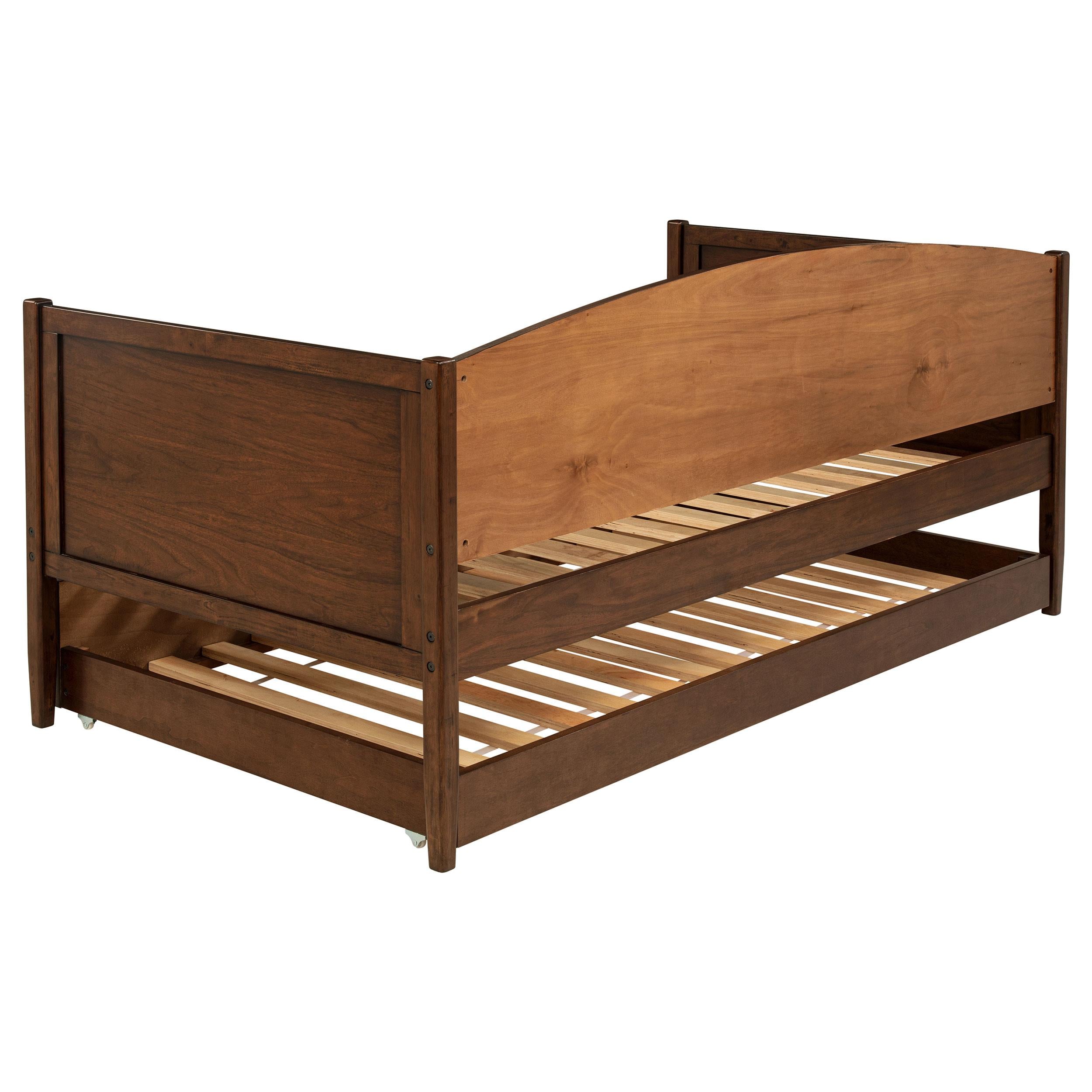  Coaster Furniture Bozeman 300686 Wood Twin Daybed With Trundle - Medium Walnut IMAGE 9