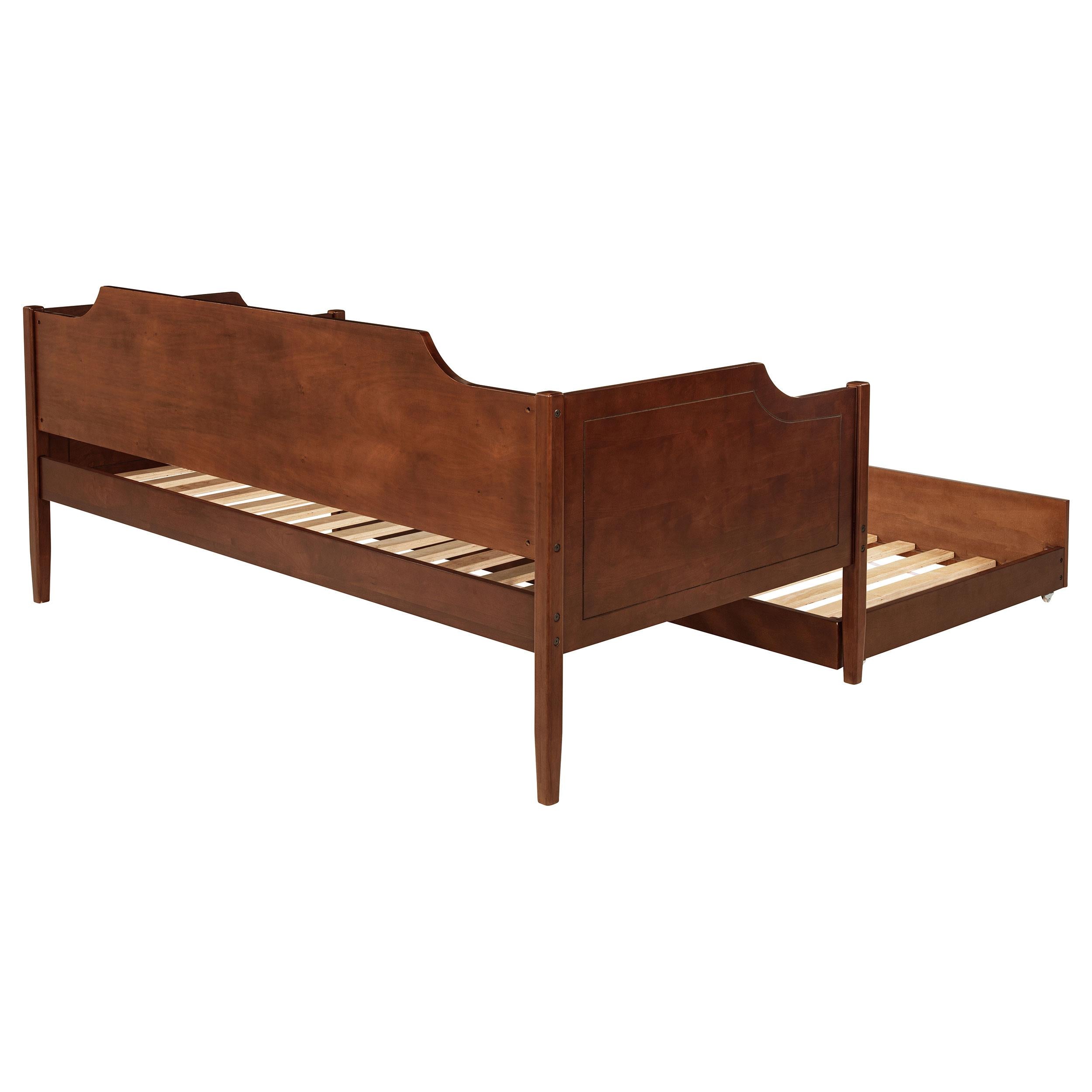  Coaster Furniture Redding 300687 Wood Twin Daybed With Trundle - Cherry IMAGE 4