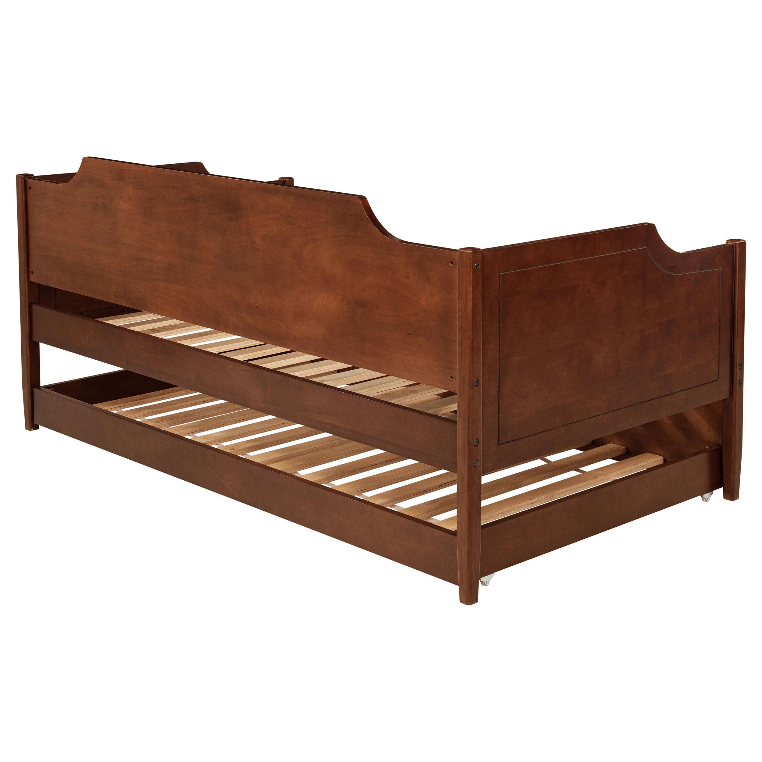 Coaster Furniture Redding 300687 Wood Twin Daybed With Trundle - Cherry IMAGE 5