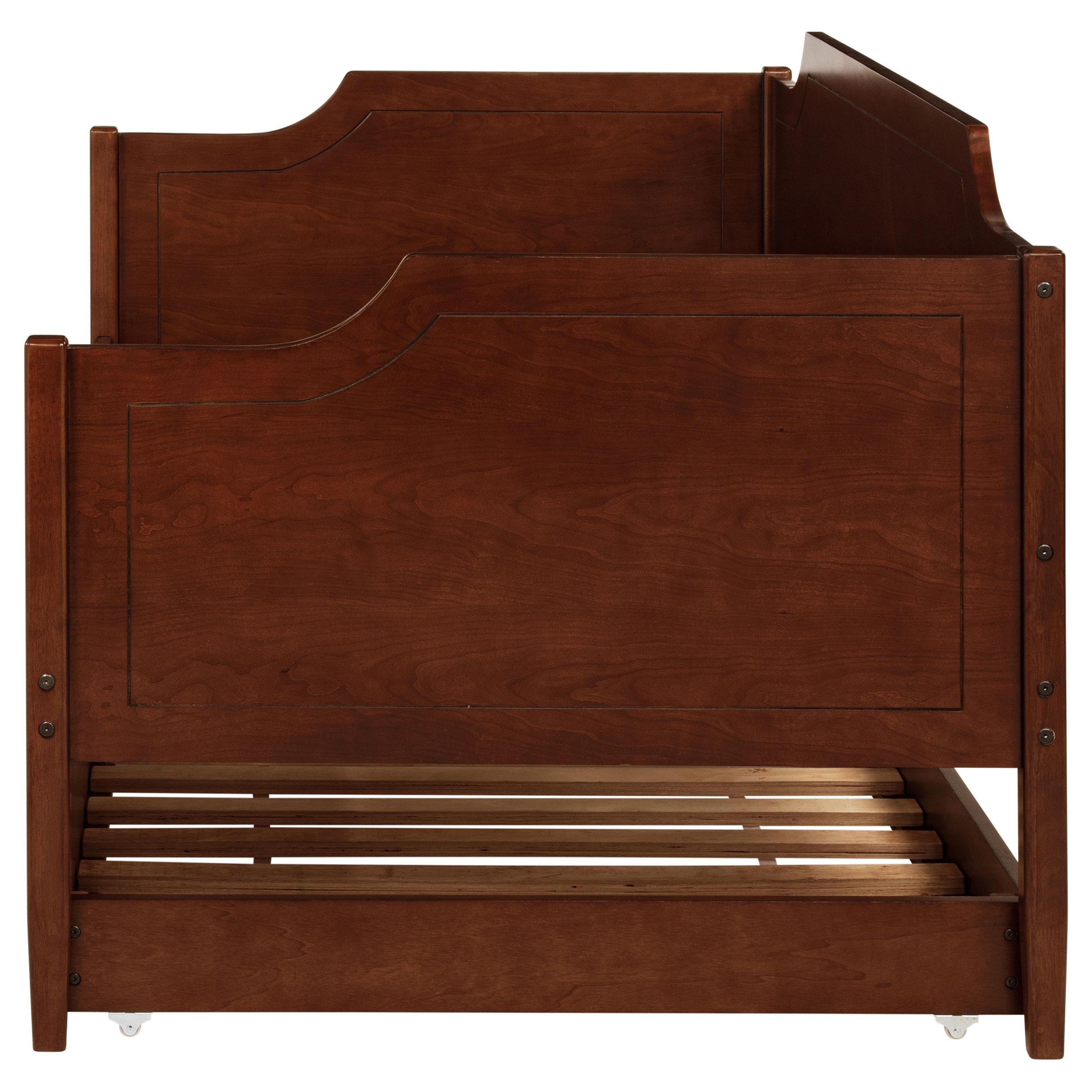  Coaster Furniture Redding 300687 Wood Twin Daybed With Trundle - Cherry IMAGE 6